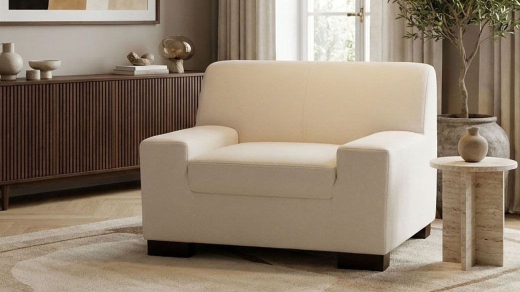 Image of GOODproduct Sessel "Faxxe 101 x 85 cm, stabile Konstruktion" aus pflegeleichtem, weichem Bezugsstoff