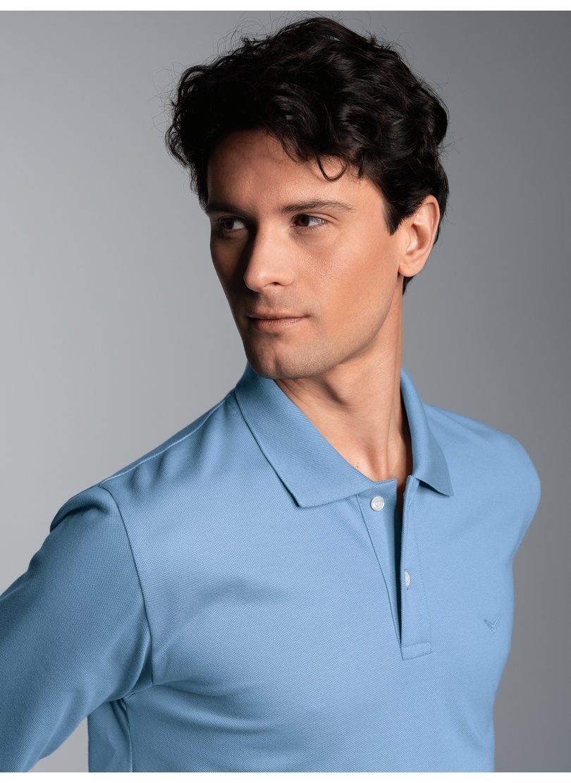 Trigema Polo »TRIGEMA Langarm Poloshirt mit Armbündchen« 1 cuis tlg.