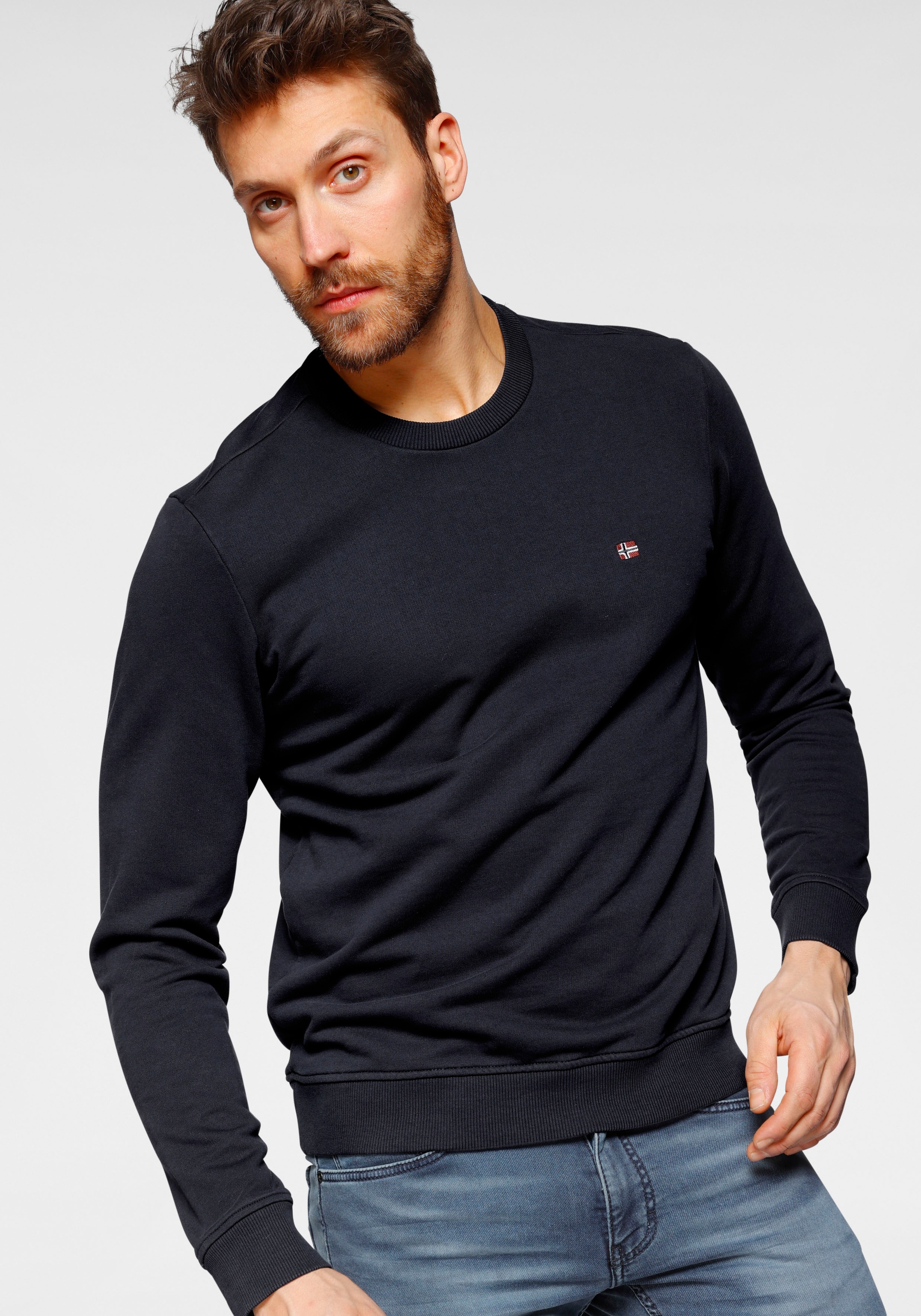 Image of Napapijri Sweatshirt »BALIS«, unifarben bei Ackermann Versand Schweiz