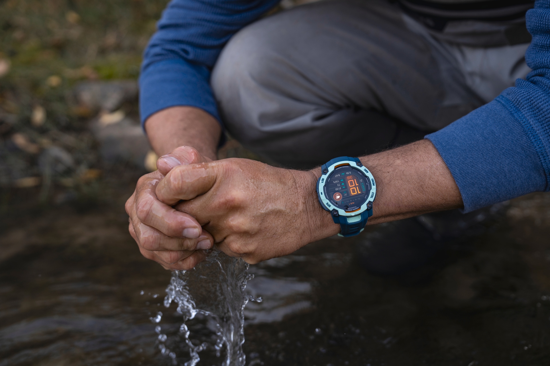 Garmin Smartwatch »Instinct 3 AMOLED 50mm« (3,3 cm / 1,3 ″)