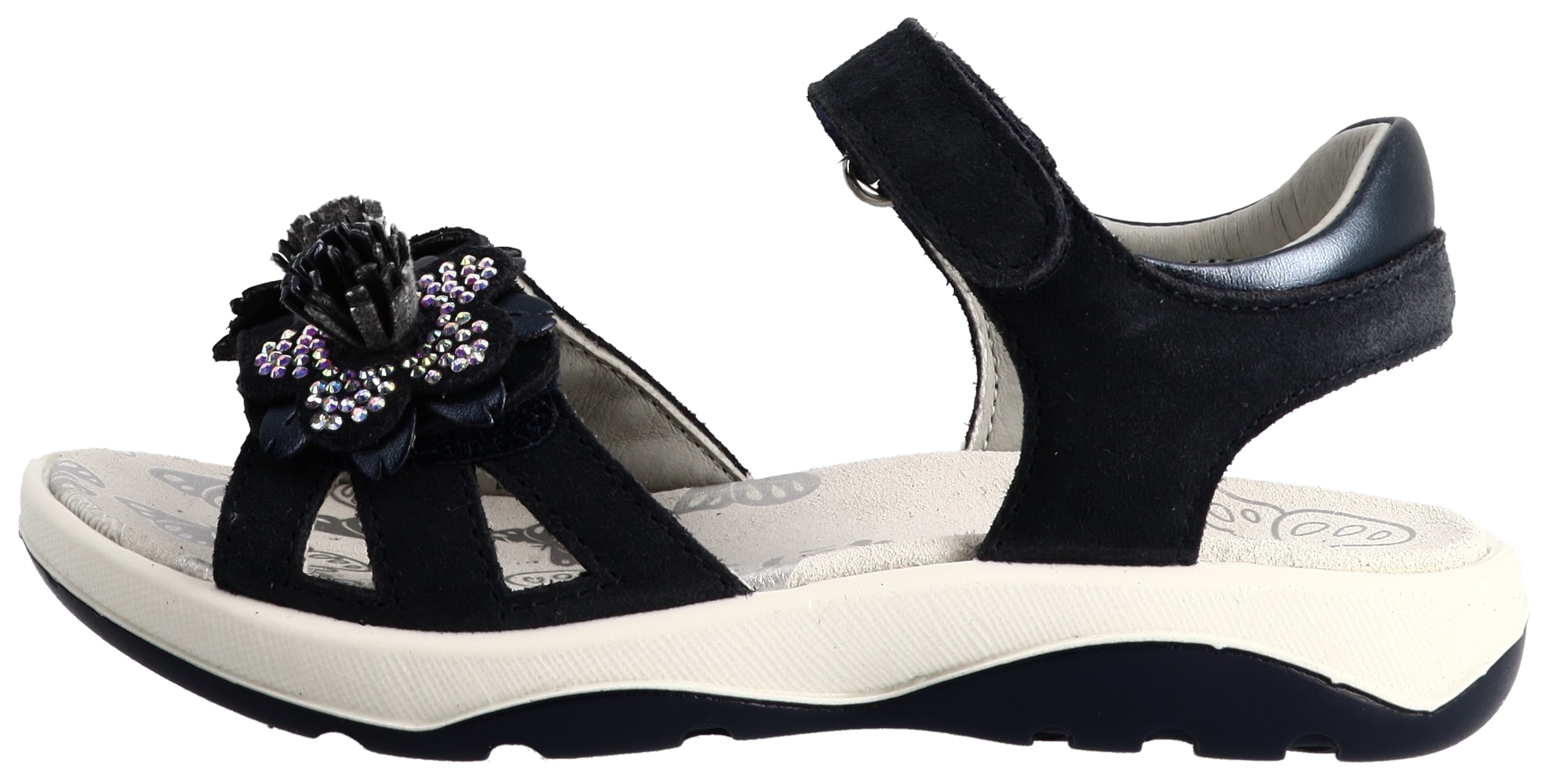 Image of Lurchi Sandale "Florini 1" Klettschuh mit Fransen, Grössenschablone zum Download