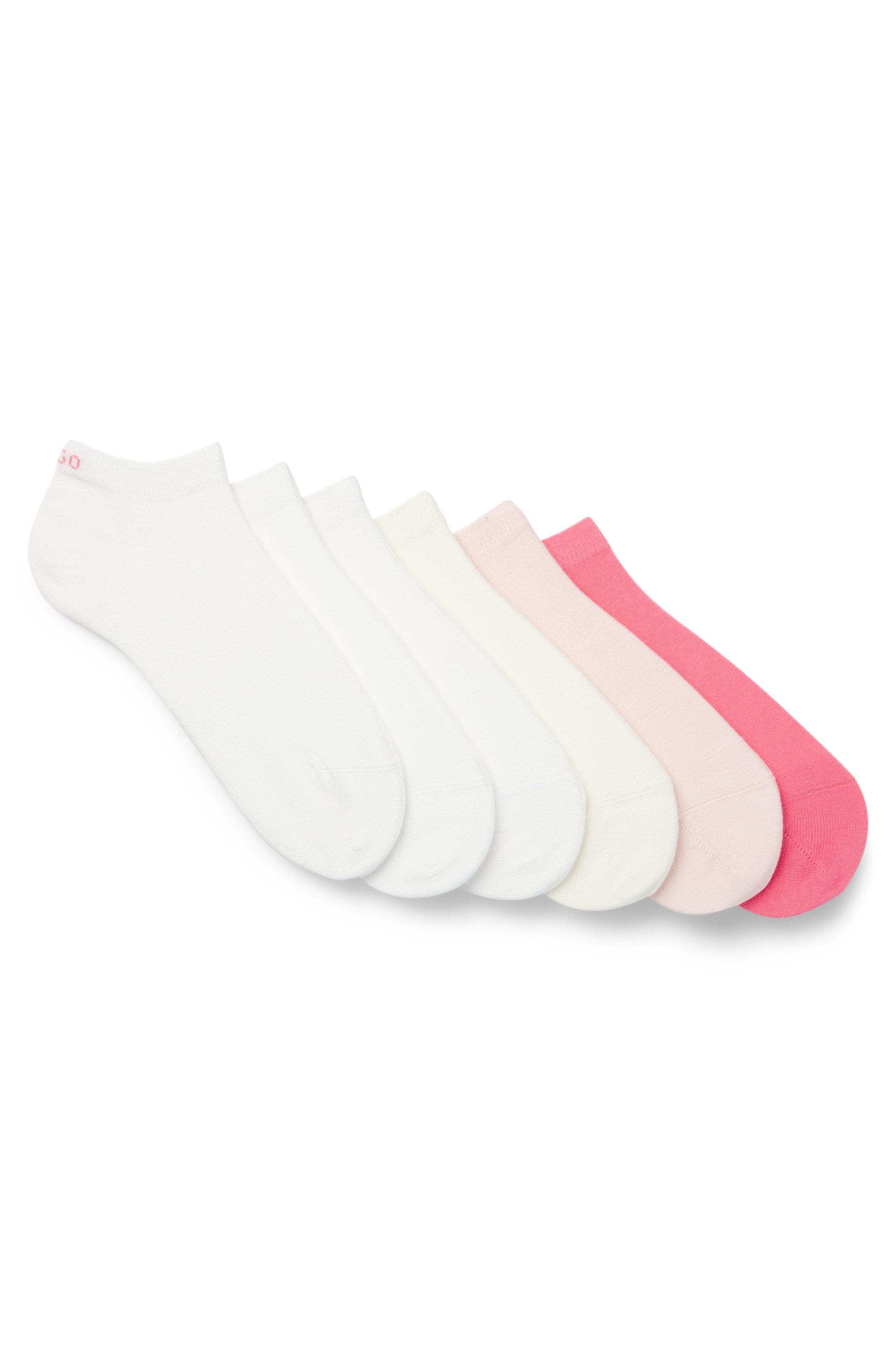 Image of HUGO Underwear Socken "6P AS UNI CC W 10" Packung, 6er Pack, 6 Paar tlg. mit HUGO Schriftzug