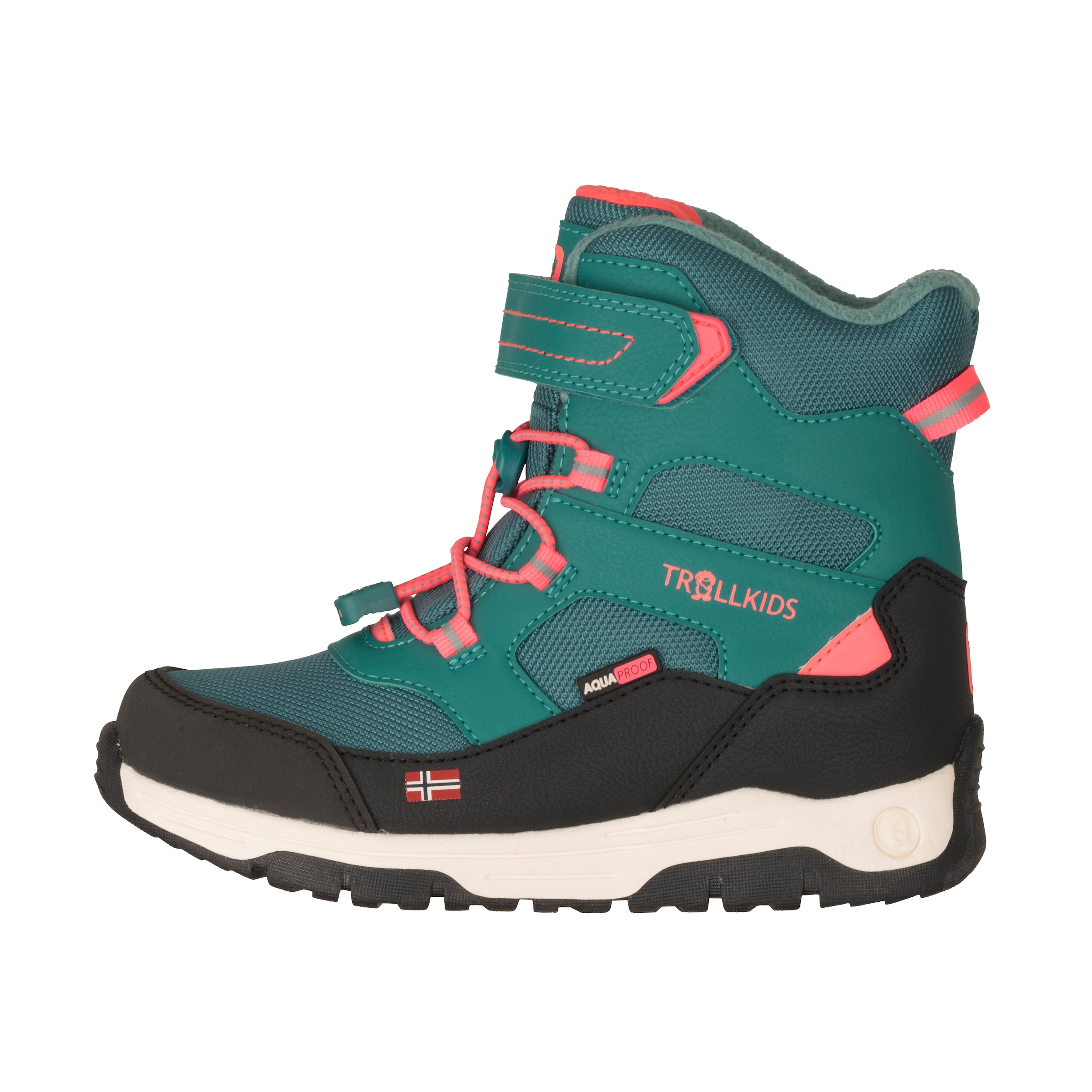 TROLLKIDS Winterstiefel »KIDS LOFOTEN WINTER BOOTS PRO«, wasserdicht, Klettverschluss, reflektierende Details