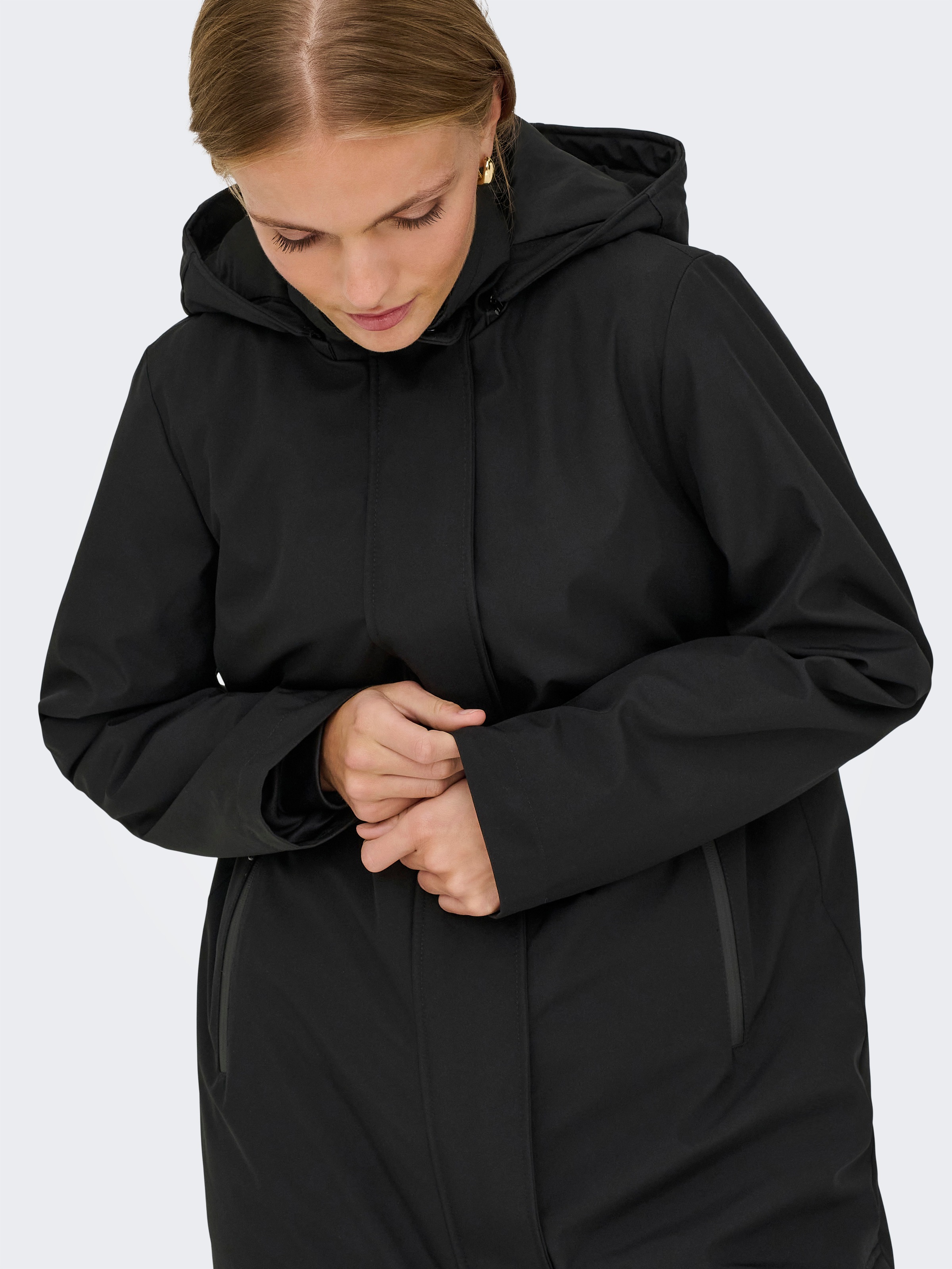 ONLY Parka »ONLKARA PARKA OS OTW« mit Kapuze