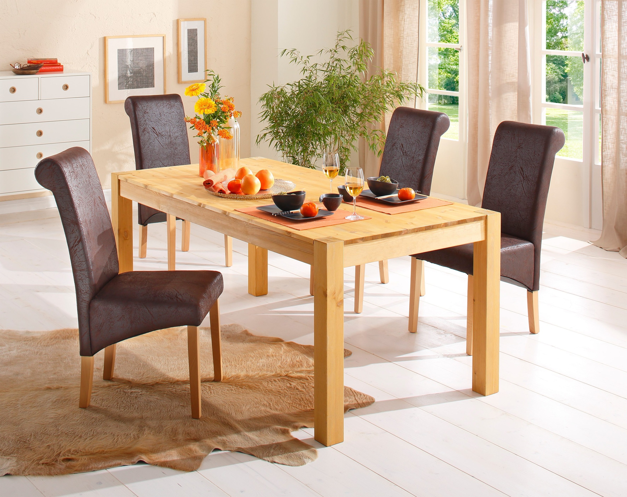 Image of Home affaire 4-Fussstuhl »Rito«, (Set), 4 St., Microfaser, im 2er, 4er oder 6er-Set bei Ackermann Versand Schweiz