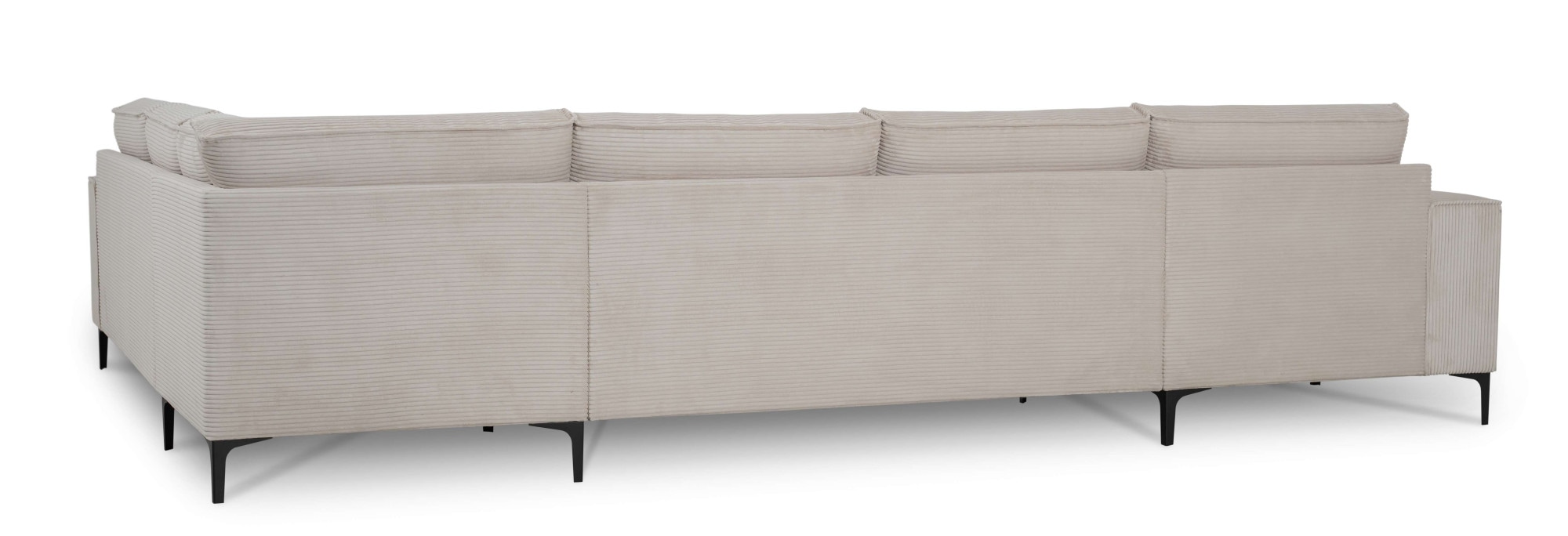 GOODproduct Wohnlandschaft »OLAND Cord U-Form, XXL, B: 342 cm, Skandi-Design« Skandi-Design in Struktur, Flachgewebe, Luxus-Microfaser, Boucle
