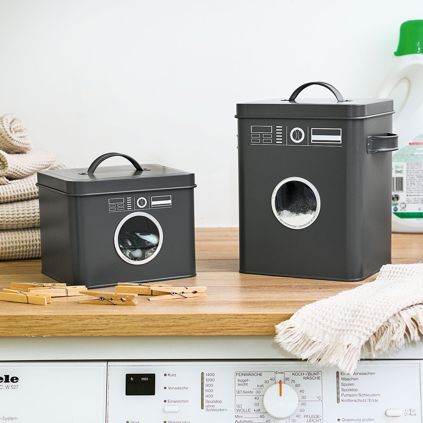 Zeller Present Aufbewahrungsbox »Landry« Waschpulver-Box, Metall