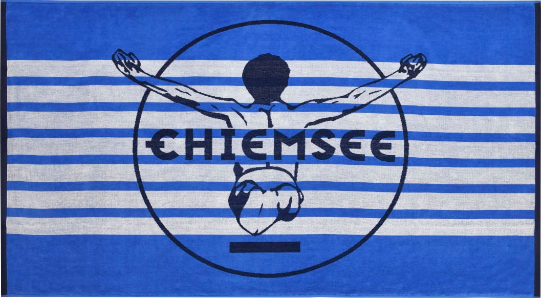 Image of Chiemsee Strandtuch »Panama«, (1 St.), maritime Farbkombi mit dem bekannten Chiemsee Klippenspringer bei Ackermann Versand Schweiz