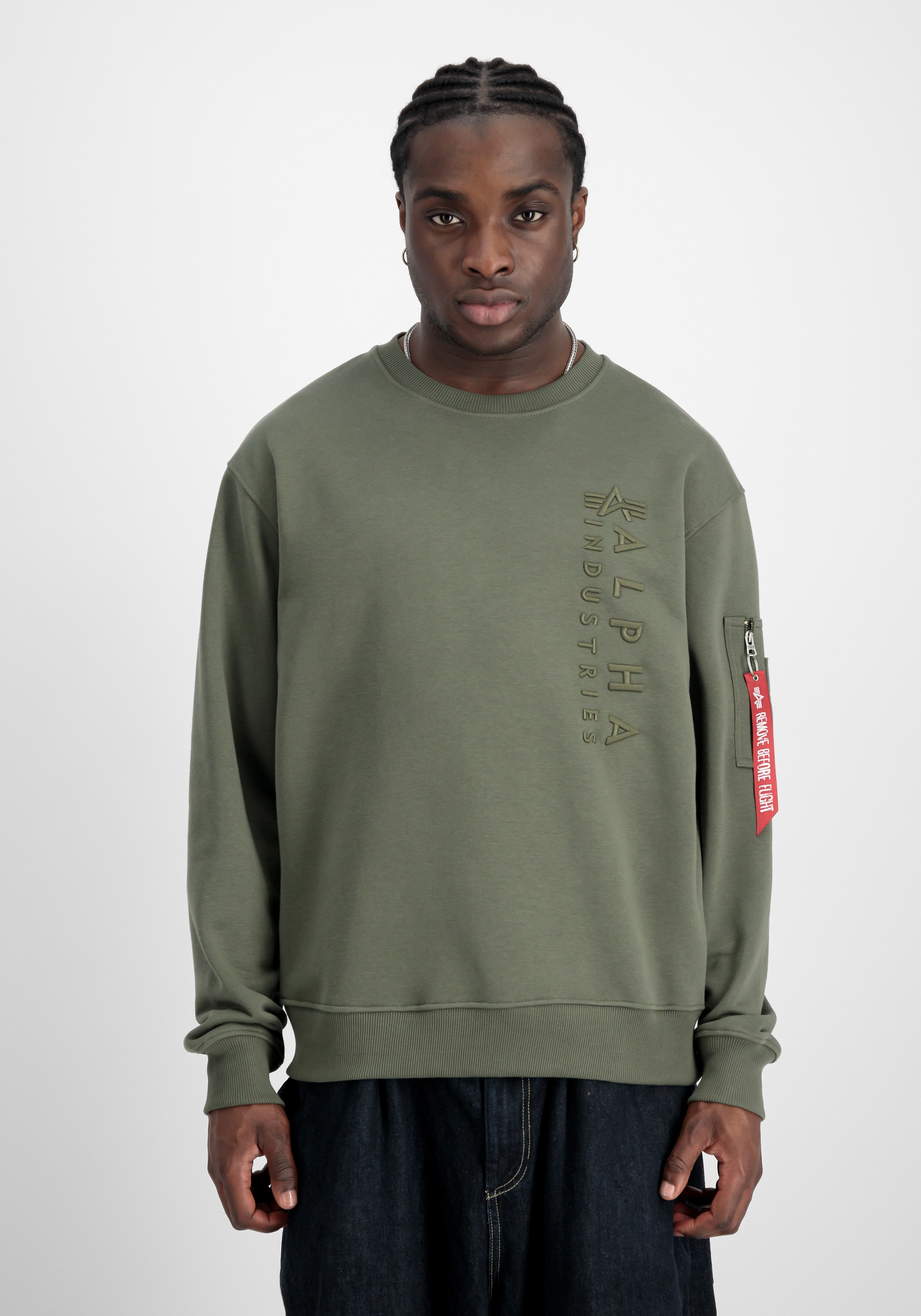 Alpha Industries Sweater »Alpha Industries Men - Sweatshirts Embroidery Sweater«