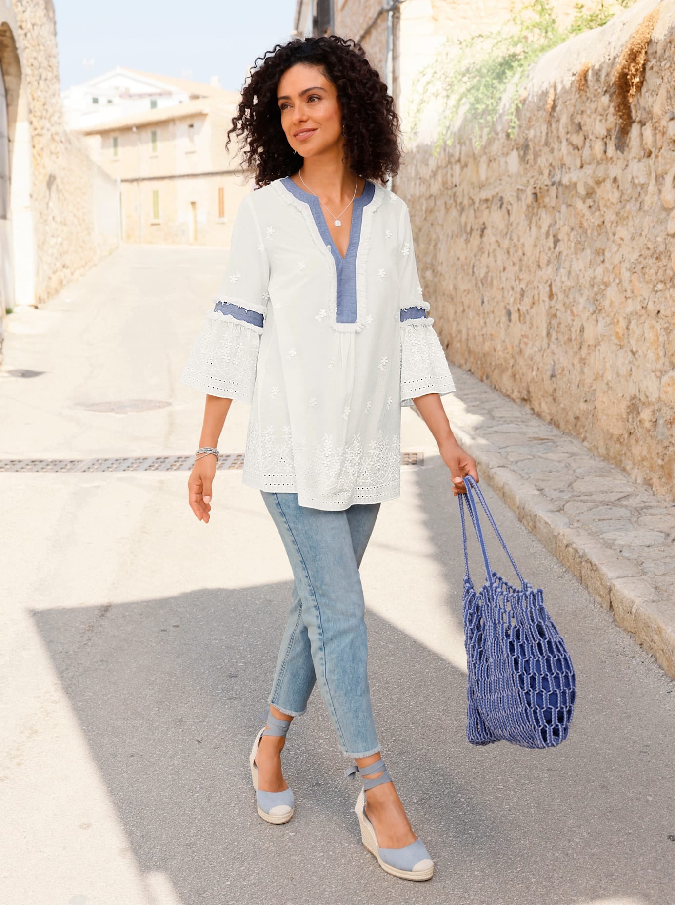 Inspirationen Longbluse