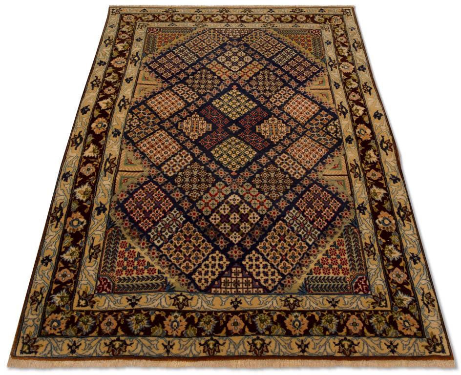Image of morgenland Teppich »Isfahan Teppich handgeknüpft blau«, rechteckig, 6 mm Höhe, handgeknüpft bei Ackermann Versand Schweiz