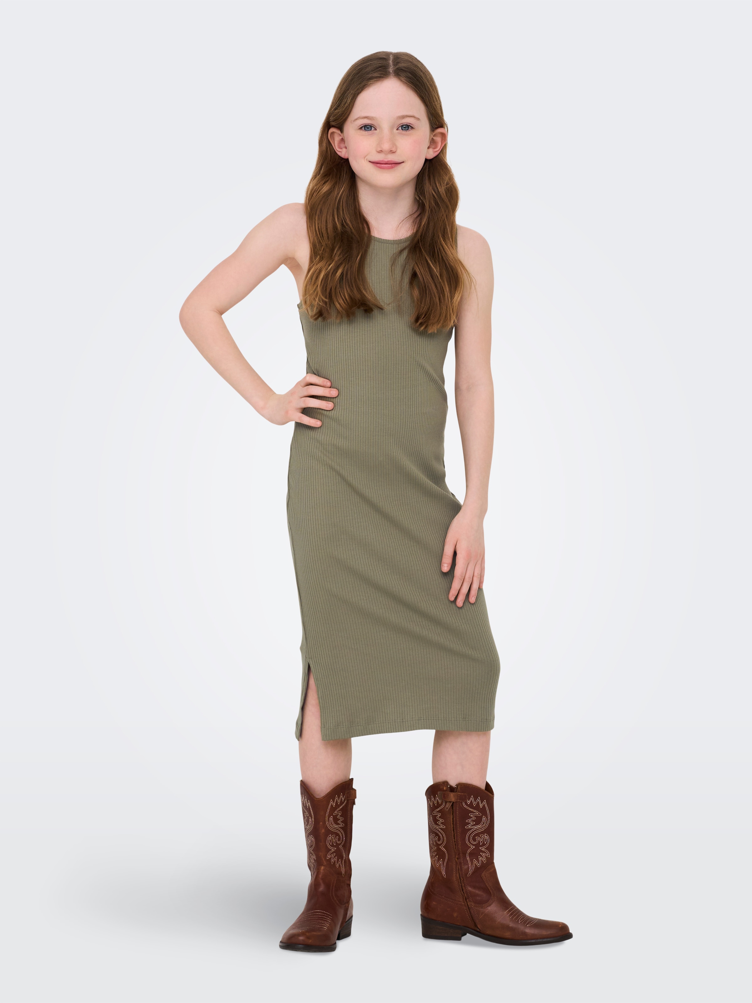 KIDS ONLY Robe en jersey »KOGBELFAST LIFE S/L MIDI DRESS NOOS JRS«