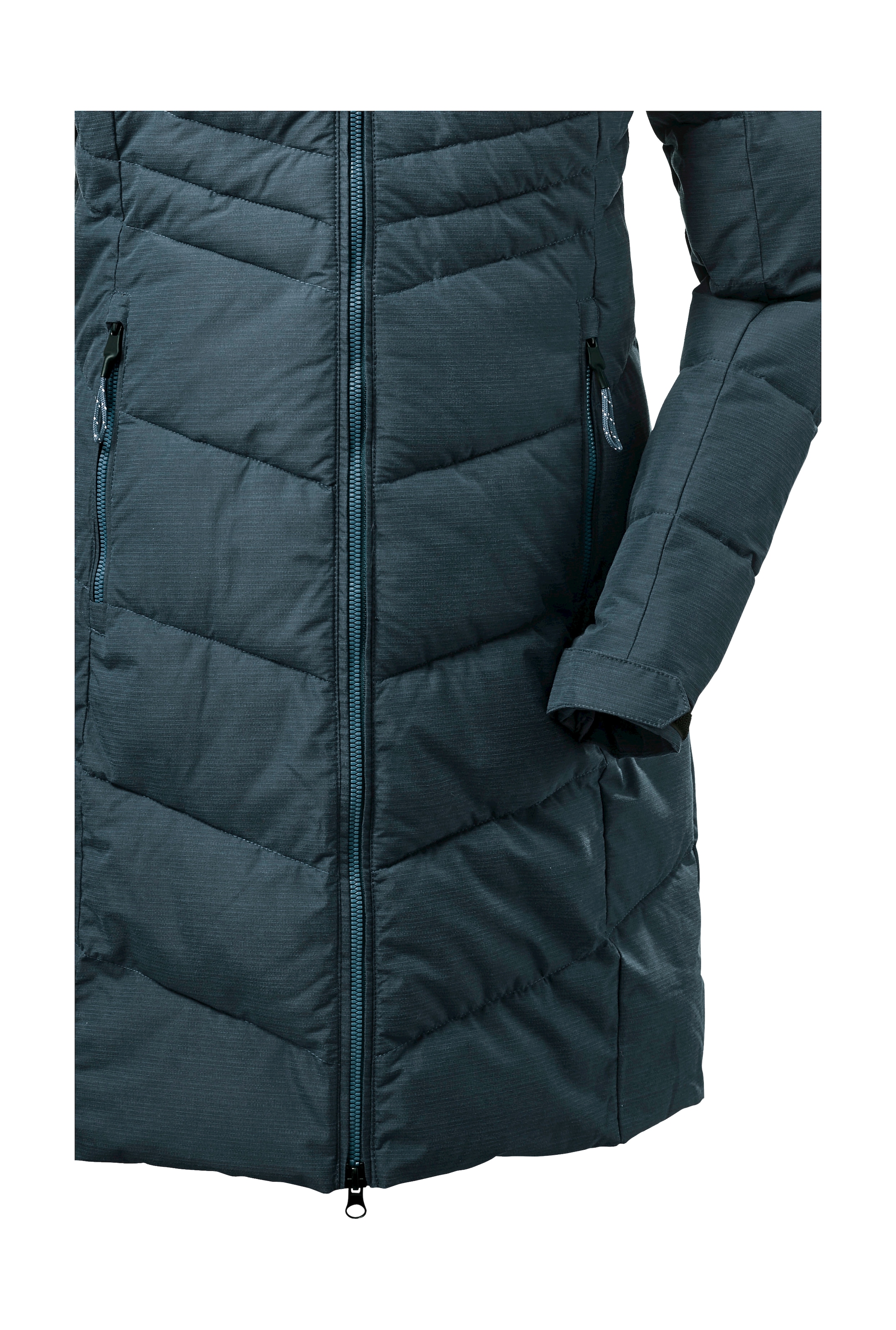 Killtec Steppmantel »KOW 150 WMN QLTD PRK«, Wasserabweisender Parka mit 2-Wege-Reissverschluss und Kapuze