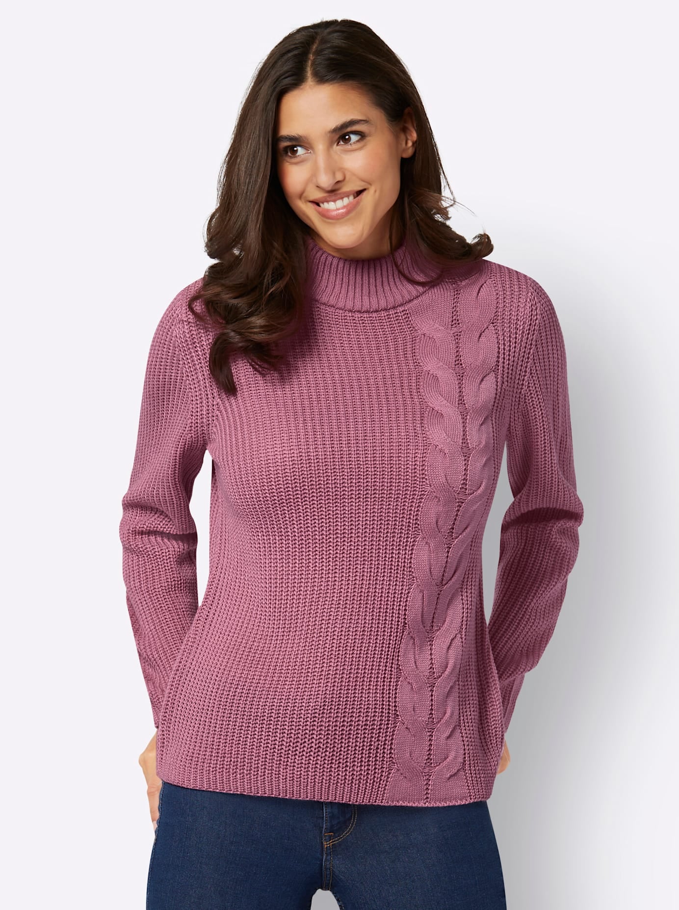 Classic Basics Pull en tricot »Stehkragen-Pullover«
