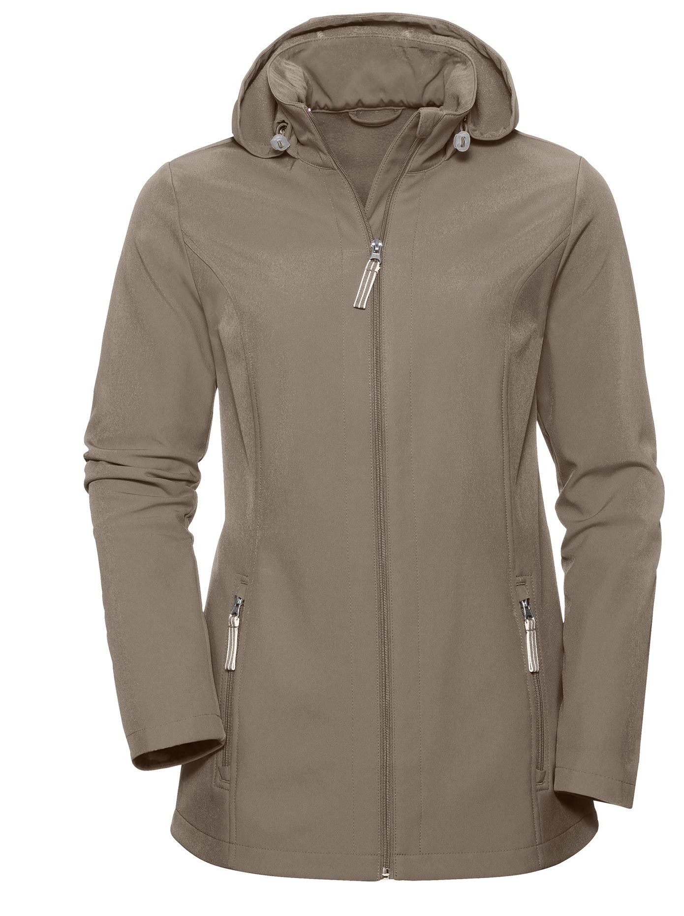 Softshelljacke mit Kapuze