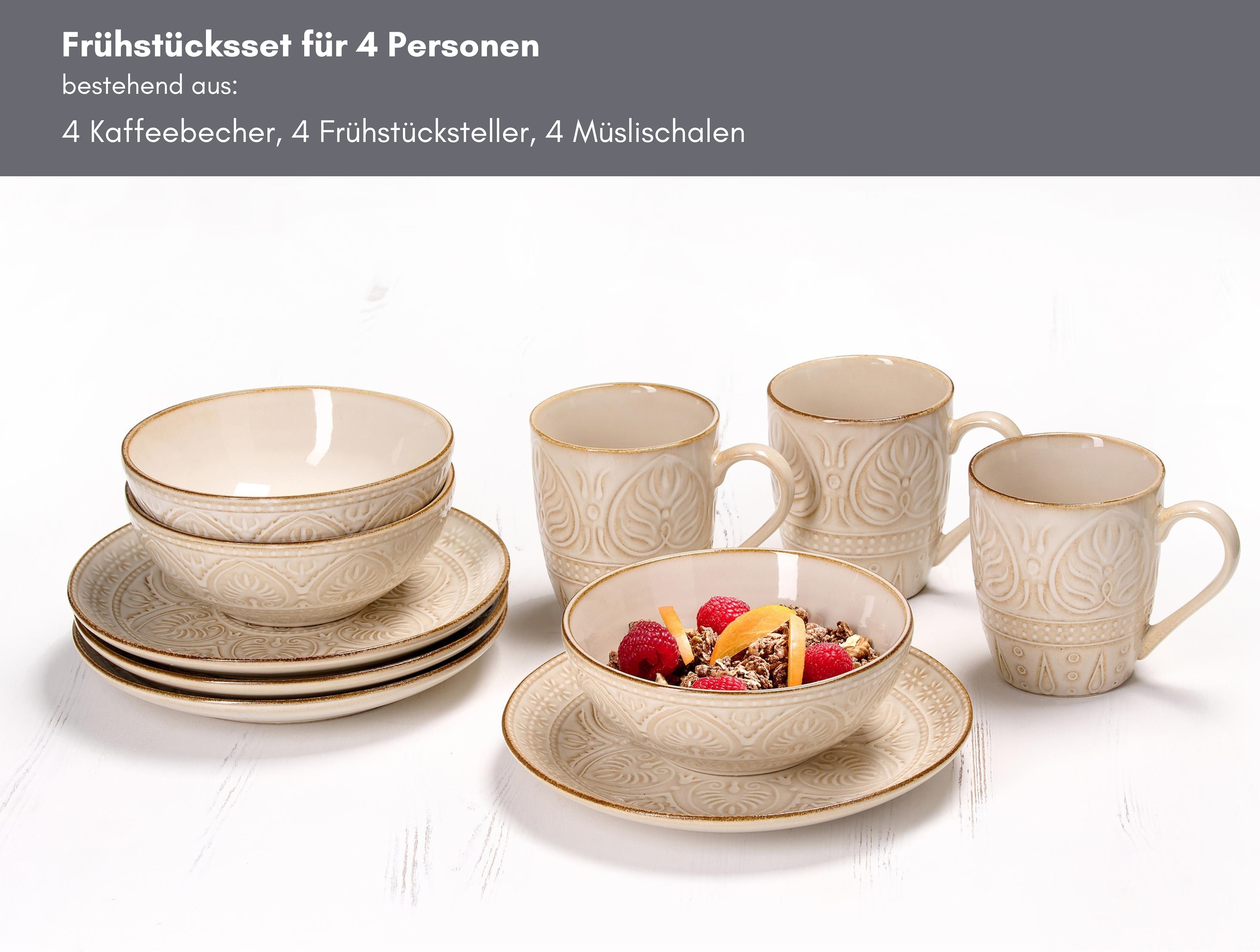 Ritzenhoff & Breker Frühstücks-Set Omara 12-tlg.