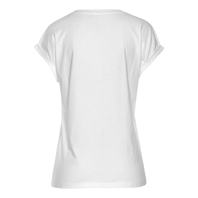 ♕ Buffalo T-Shirt, mit Print, Kurzarmshirt aus Baumwolle, lockere Passform  versandkostenfrei bestellen