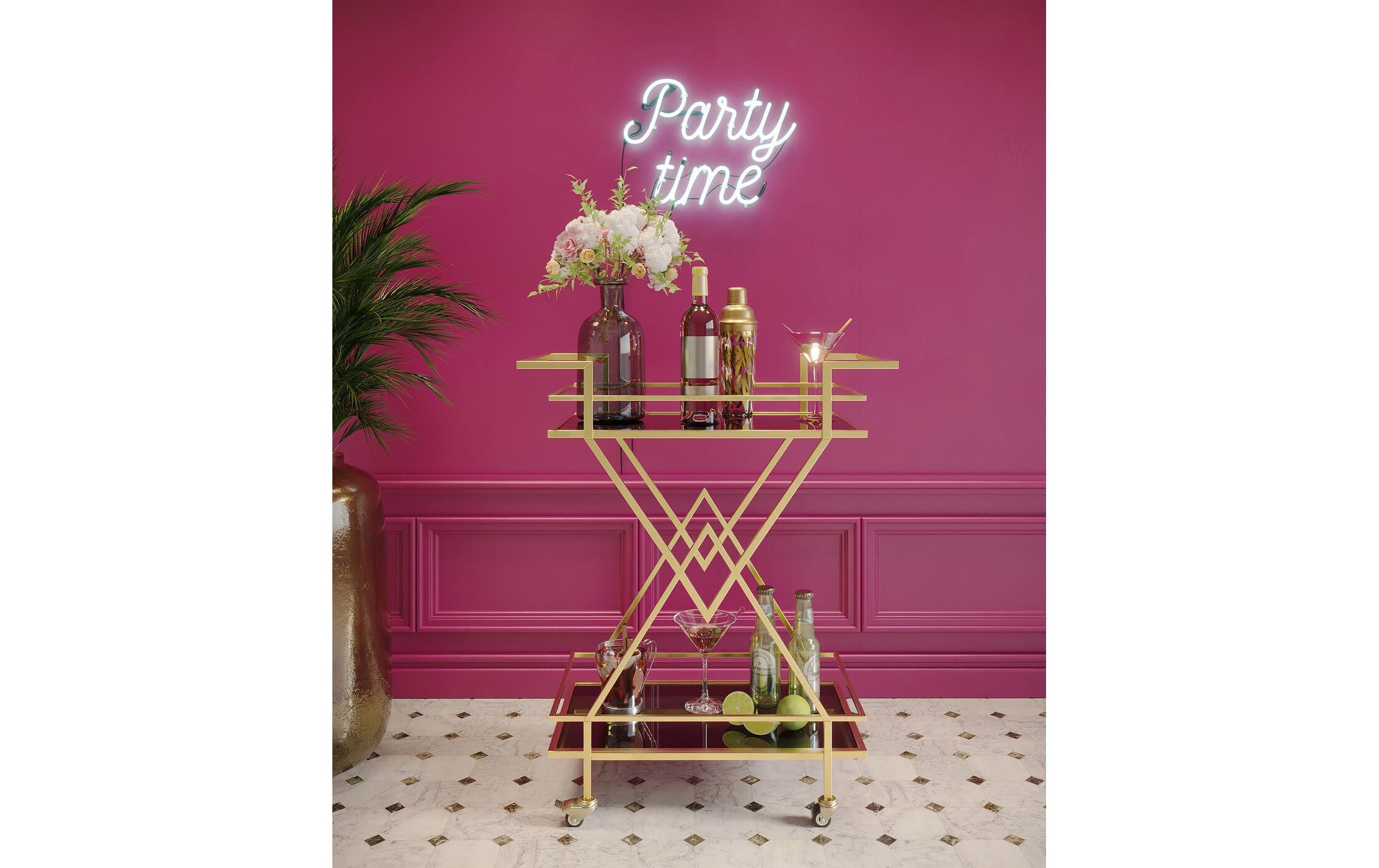 Kare Design Chariot de service »Pyramids 36 x 65 x 79 cm«