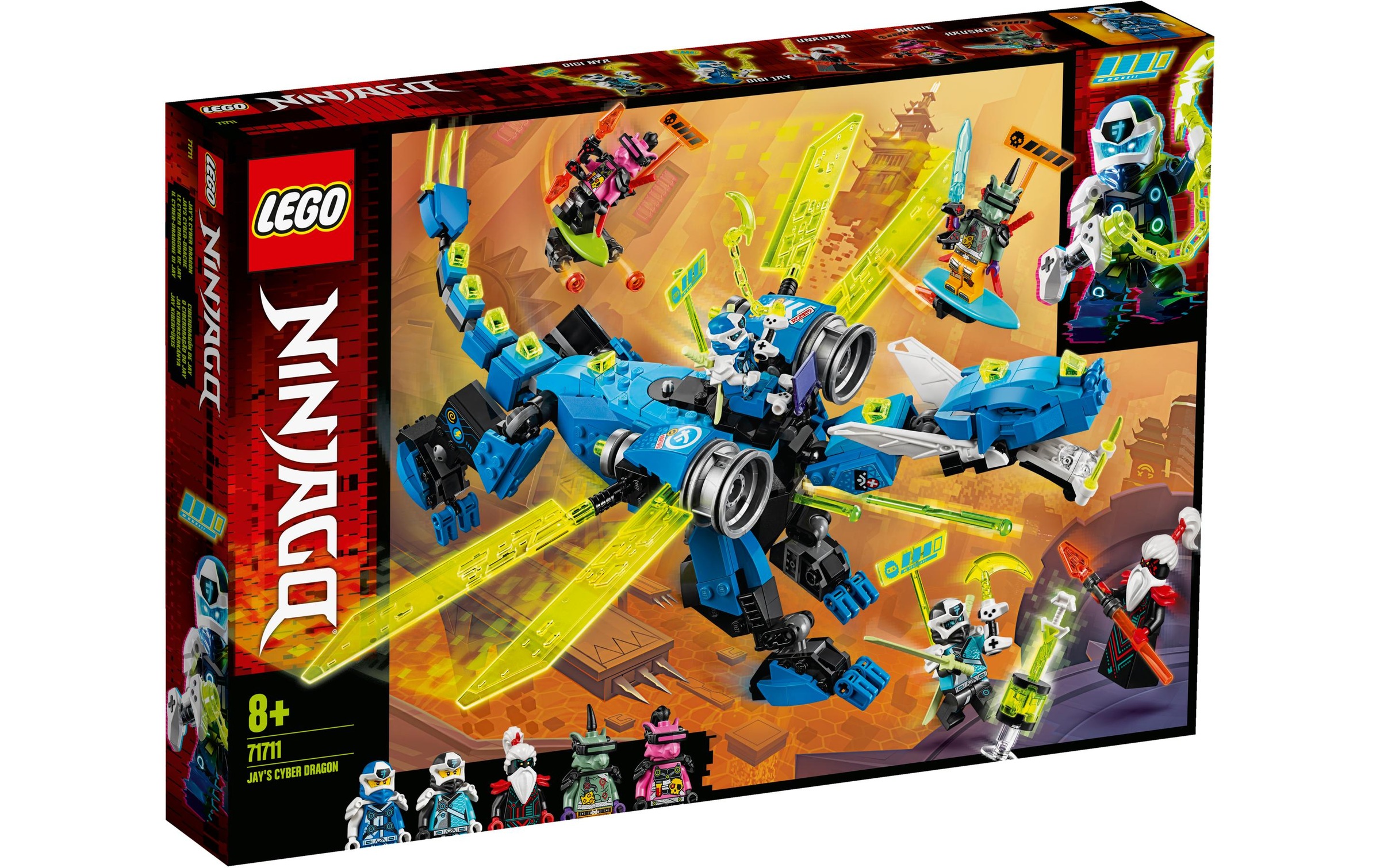 Image of LEGO® Spielbausteine »Ninjago Jays Cyber-Drache« bei Ackermann Versand Schweiz