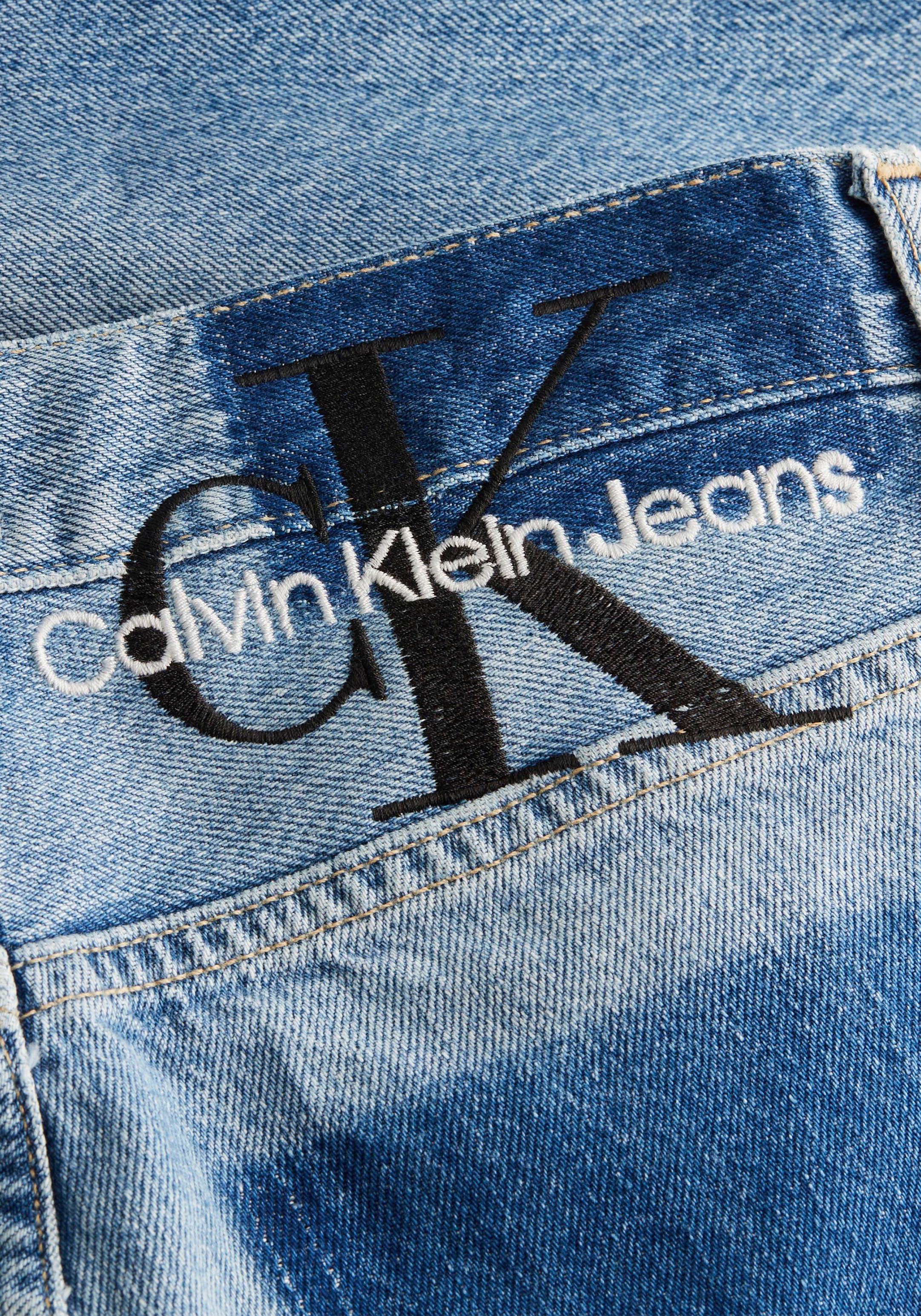 Klein mit klein hinten confortablement Logostickerei Calvin am Jeans Acheter »MOM Bund JEAN«, Calvin Mom-Jeans