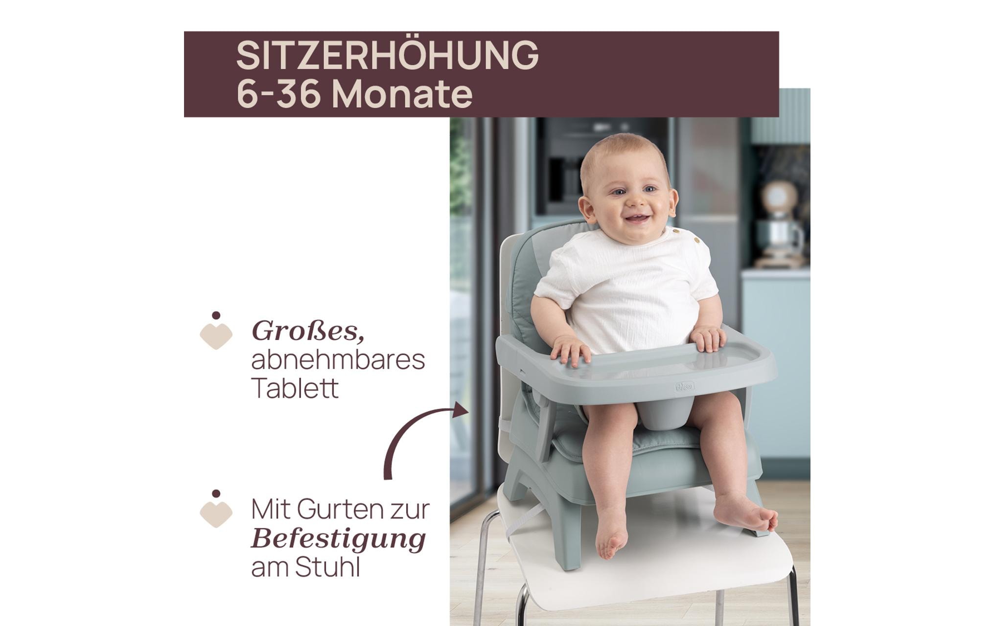 Chicco Rehausseur de siège pour enfant »Bento« Verstellbarer Sitzerhöher