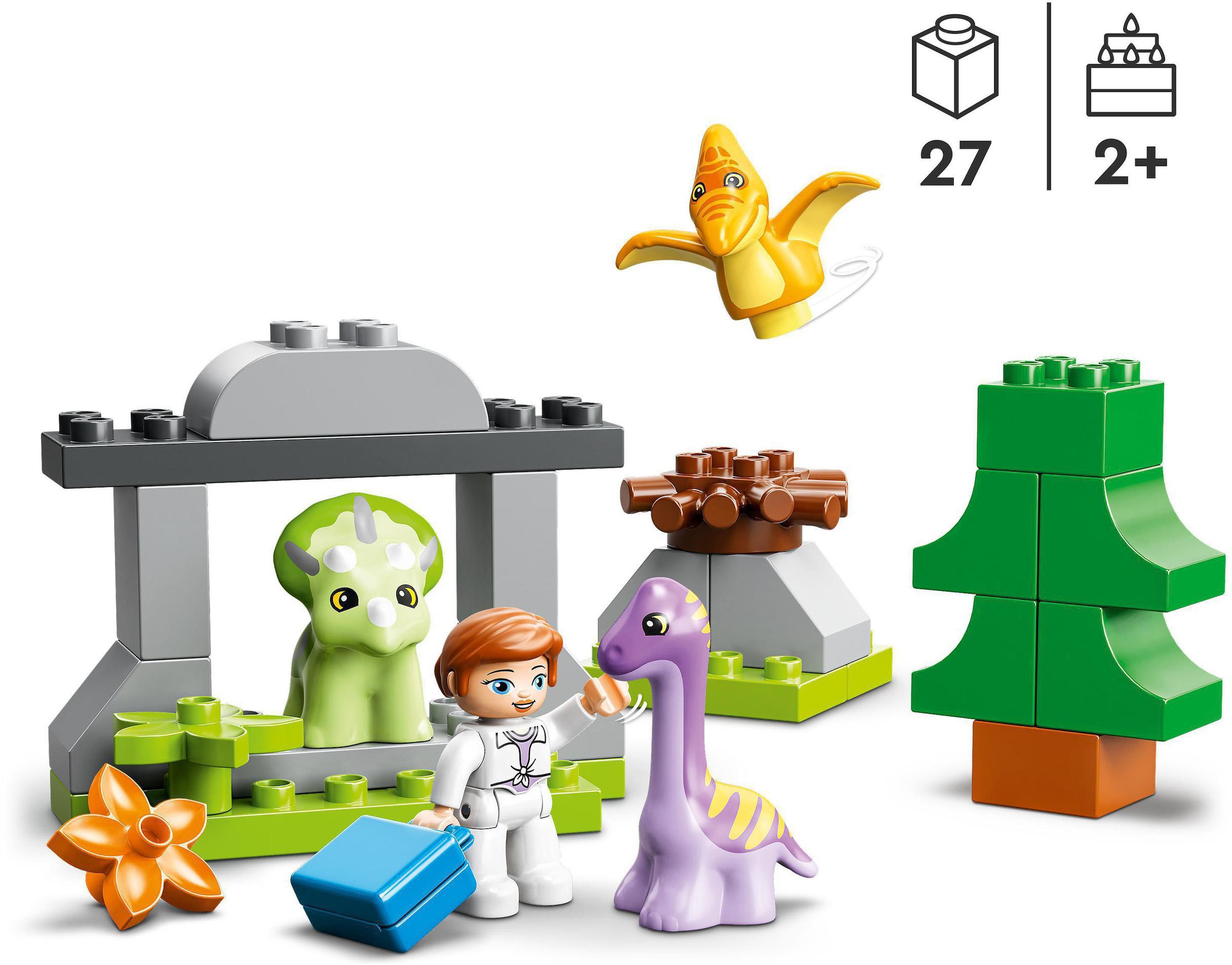LEGO® Konstruktionsspielsteine »Dinosaurier Kindergarten (10938), LEGO® DUPLO Jurassic World«, (27 St.)