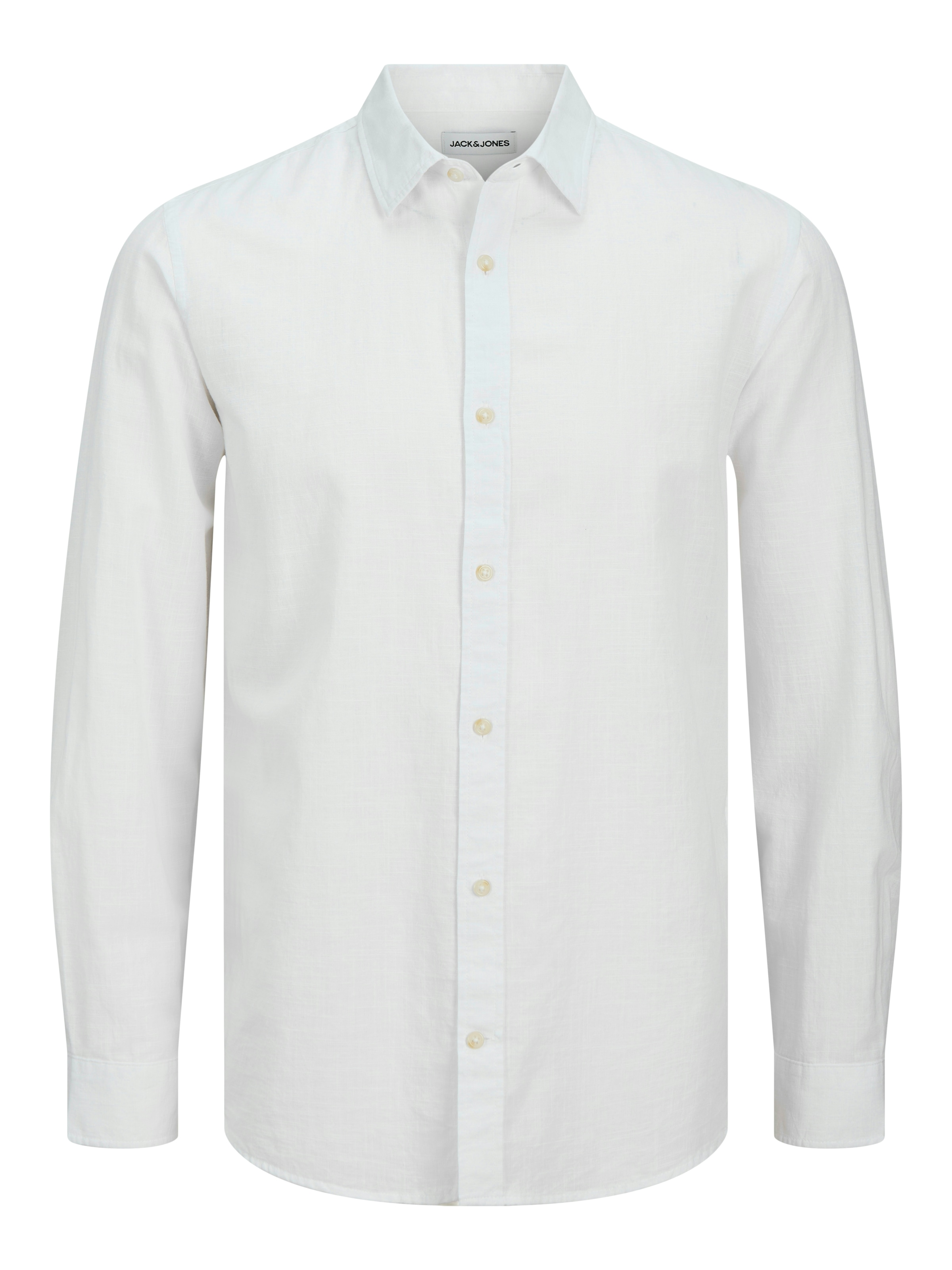 Jack & Jones Langarmhemd »JJESUMMER SHIRT LS SN«, mit Hemdkragen