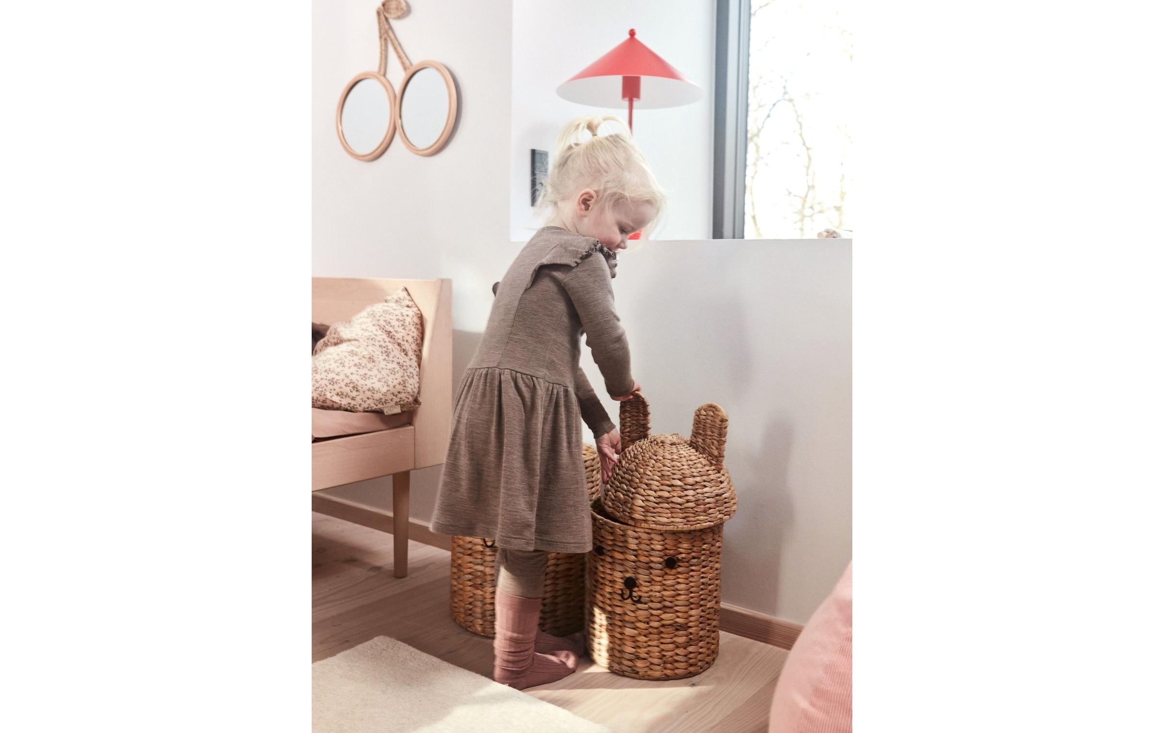 OYOY Spielzeugtruhe »Bear & Rabbit 2er Set«