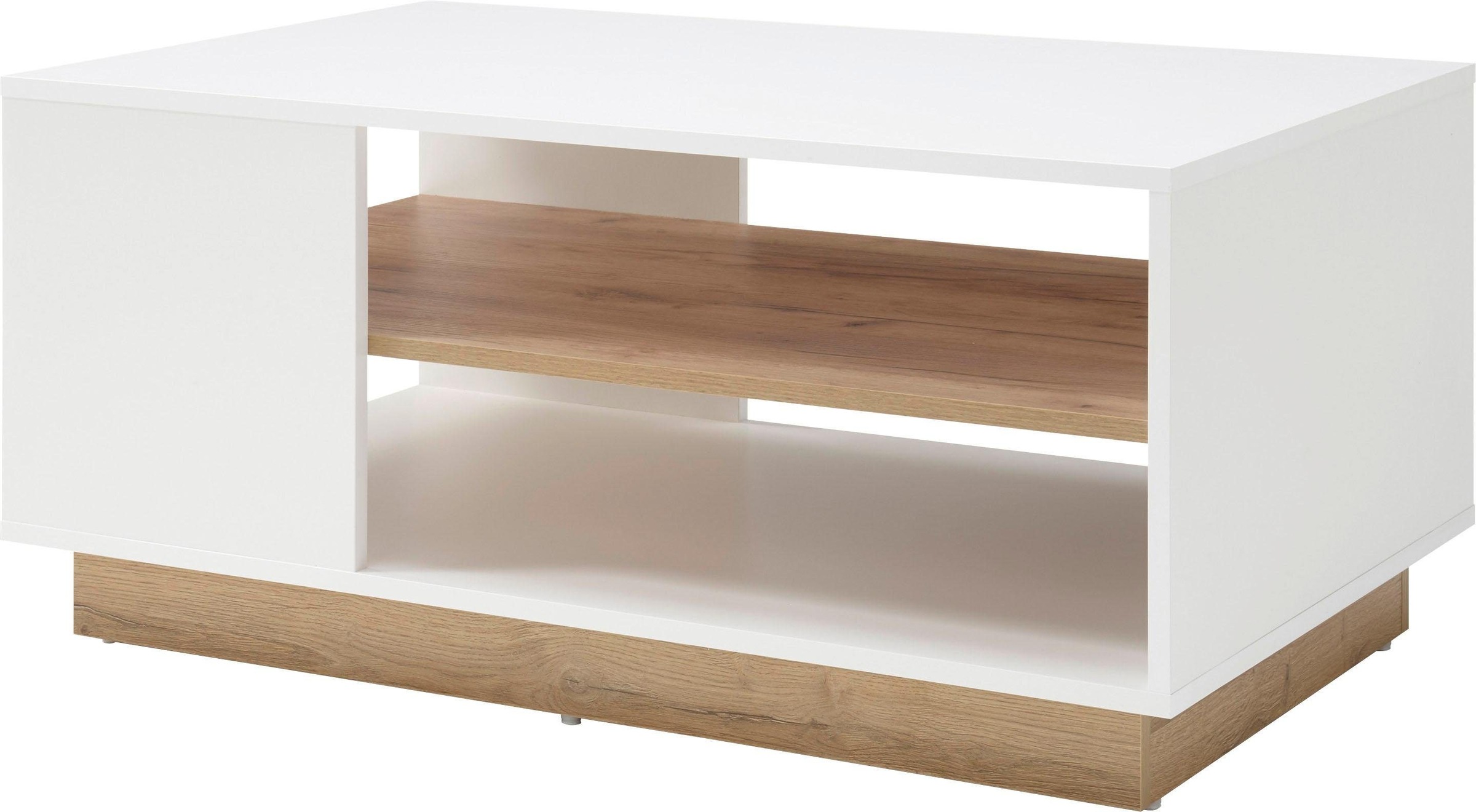 Image of INOSIGN Couchtisch »Clair«, in zwei verschiedenen Farbvarianten erhältlich mit einem festen Ablageboden, Breite 100 cm bei Ackermann Versand Schweiz