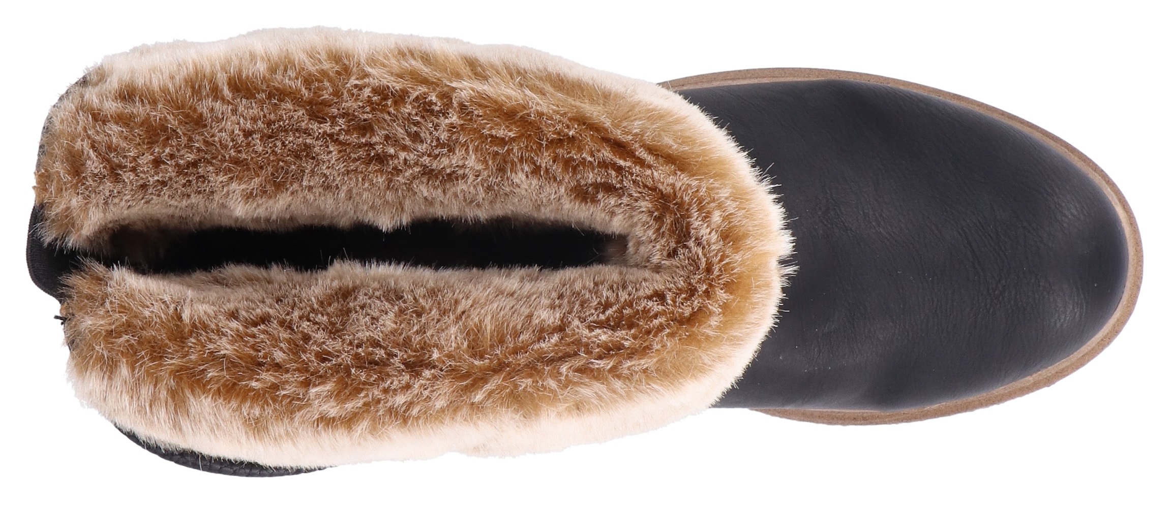 Rieker Winterstiefelette, Winterboots, Warmfutter, Blockabsatz, mit Innenreissverschluss