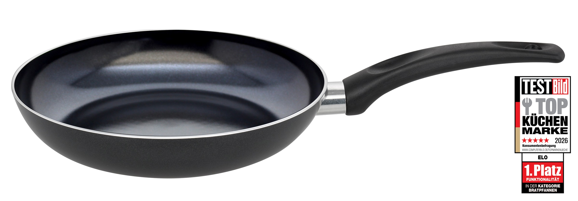 Image of Elo Basic Bratpfanne "Prima Cucina" Aluminium 1 Stk. tlg. Für alle Herdarten geeignet, inkl. Induktion
