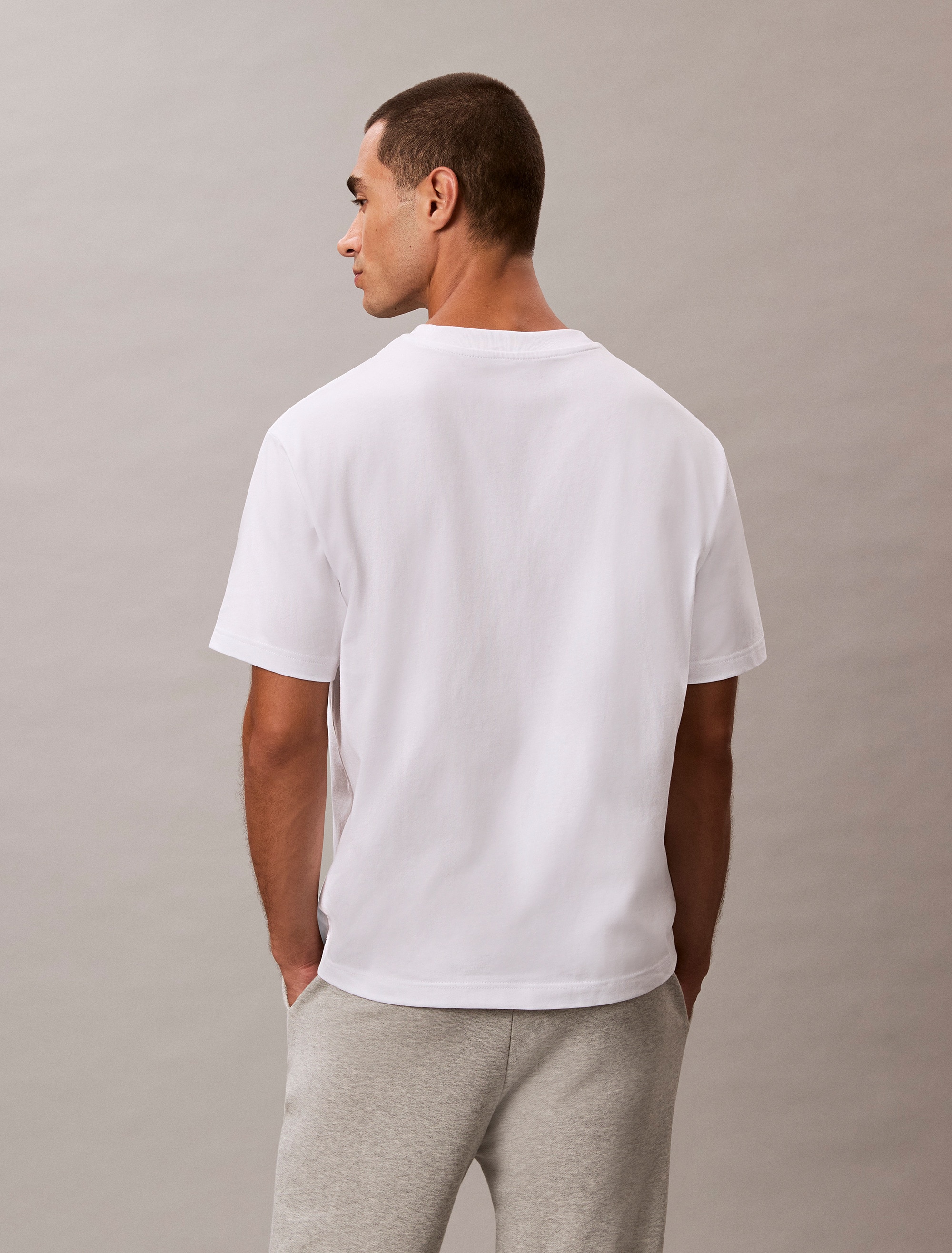 Calvin Klein Jeans T-Shirt »2 PACK UNISEX TEE« Packung, 2er-Pack,  mit Rundhalsausschnitt