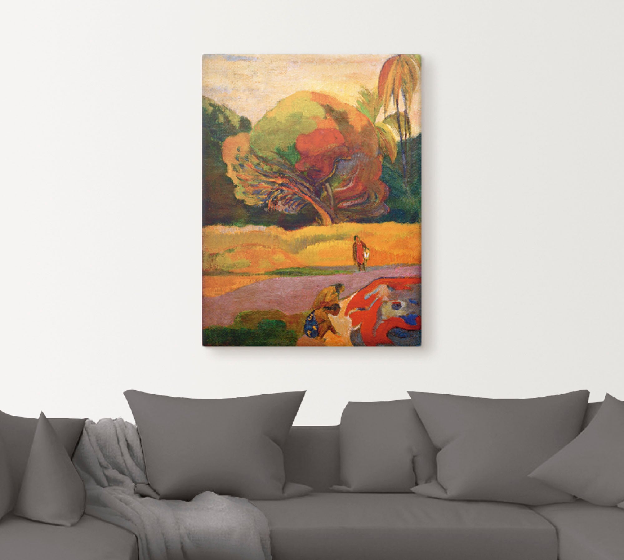 Artland Wandbild »Paul Gauguin Frauen am Fluss«, Wiesen & Bäume, (1 St.), als Leinwandbild, Poster in verschied. Grössen
