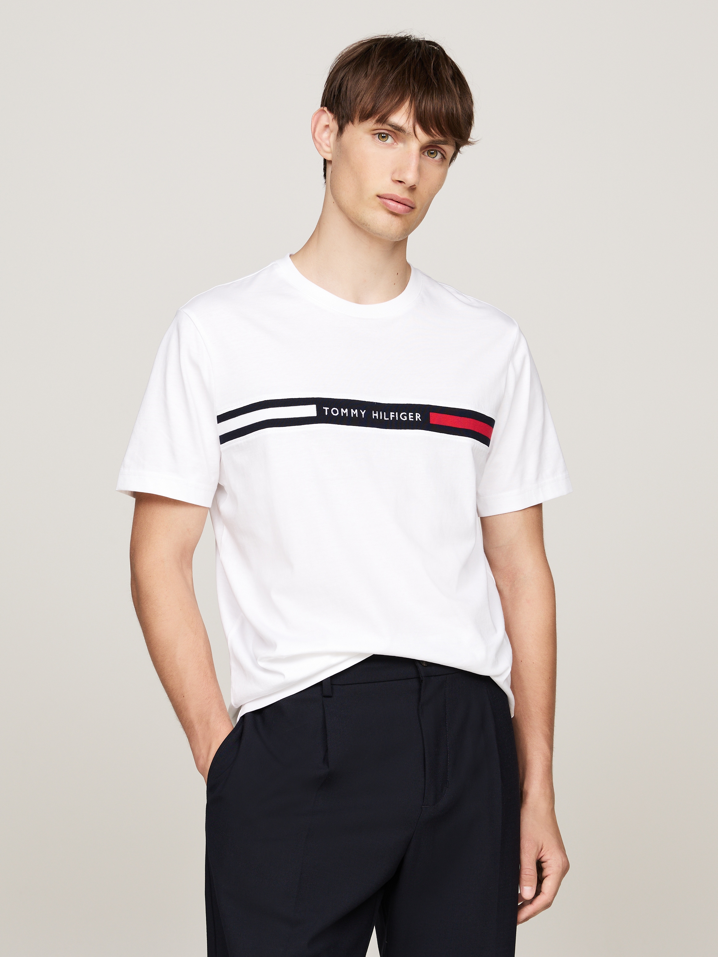 T-Shirt »HILFIGER CHEST INSERT TEE«