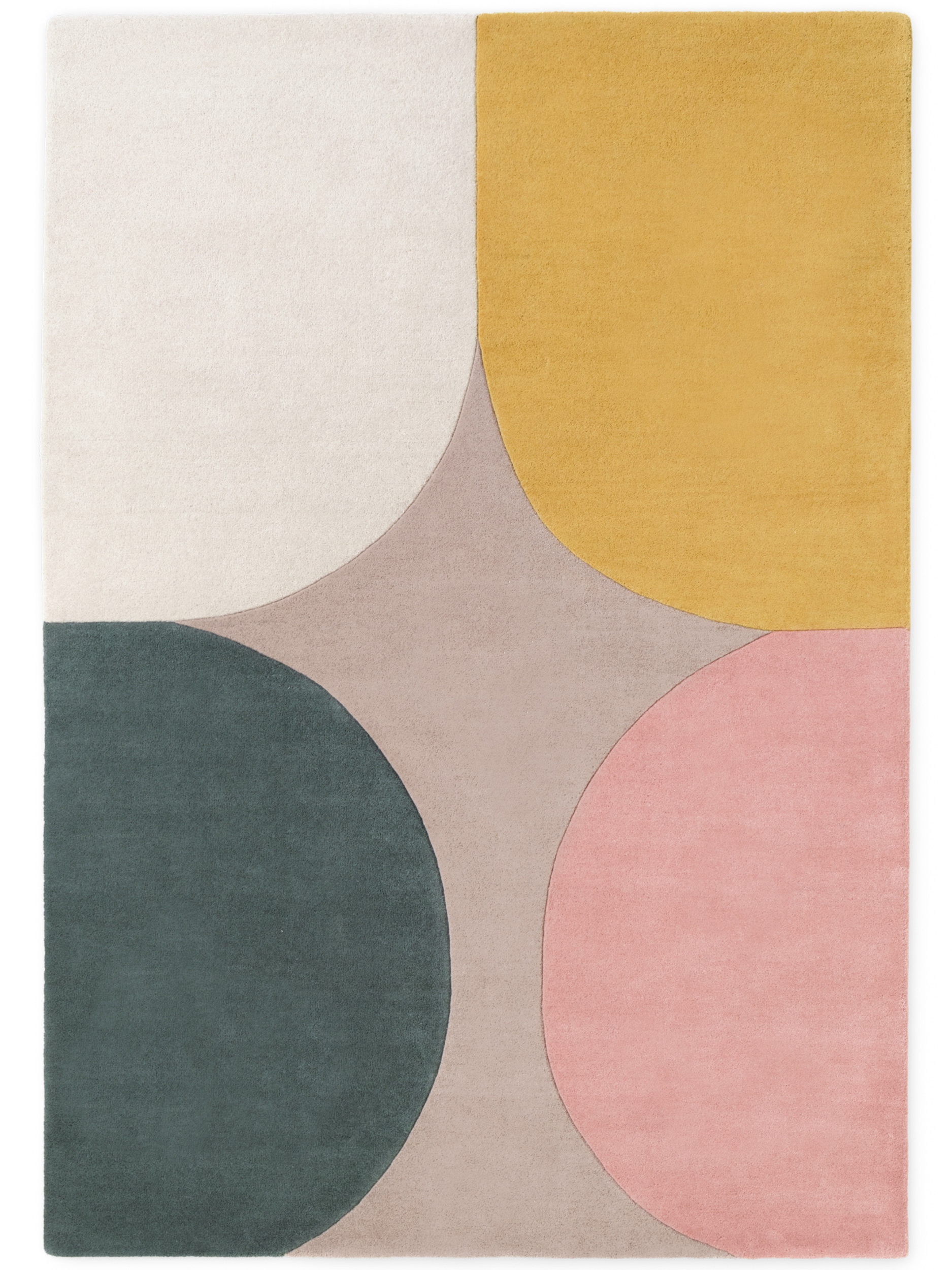 Ted Baker Tapis en laine »Cecil« Rectangulaire 17 mm Höhe Laine, tapis naturel, fait main, salon, chambre à coucher, coloré