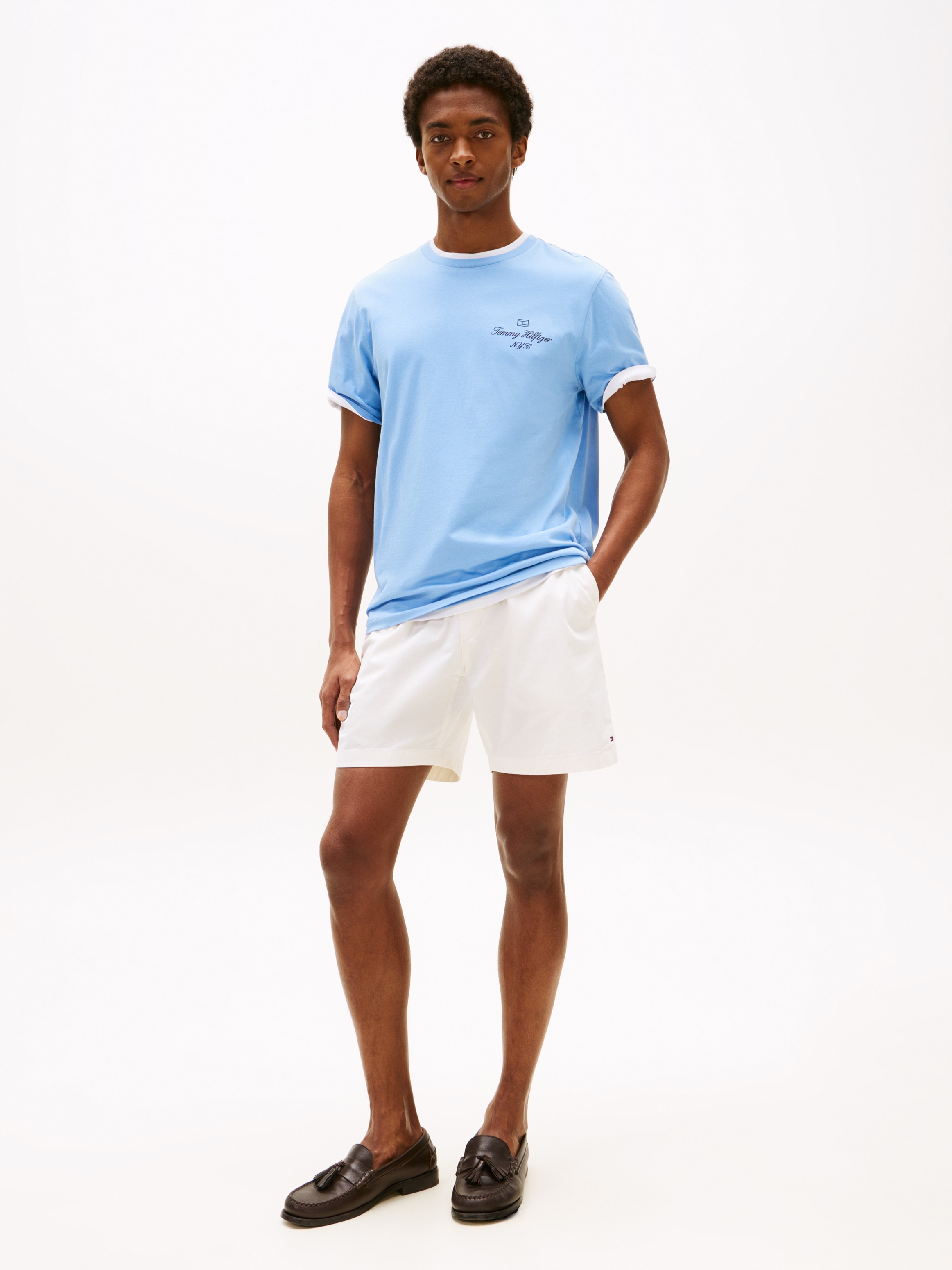 Tommy Hilfiger T-Shirt »OUTLINE FLAG SCRIPT TEE«