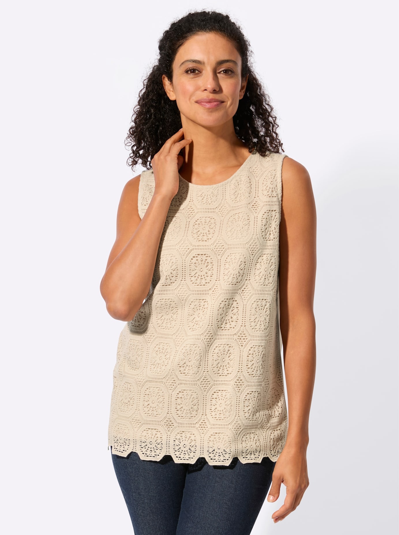 Inspirationen Top en dentelle