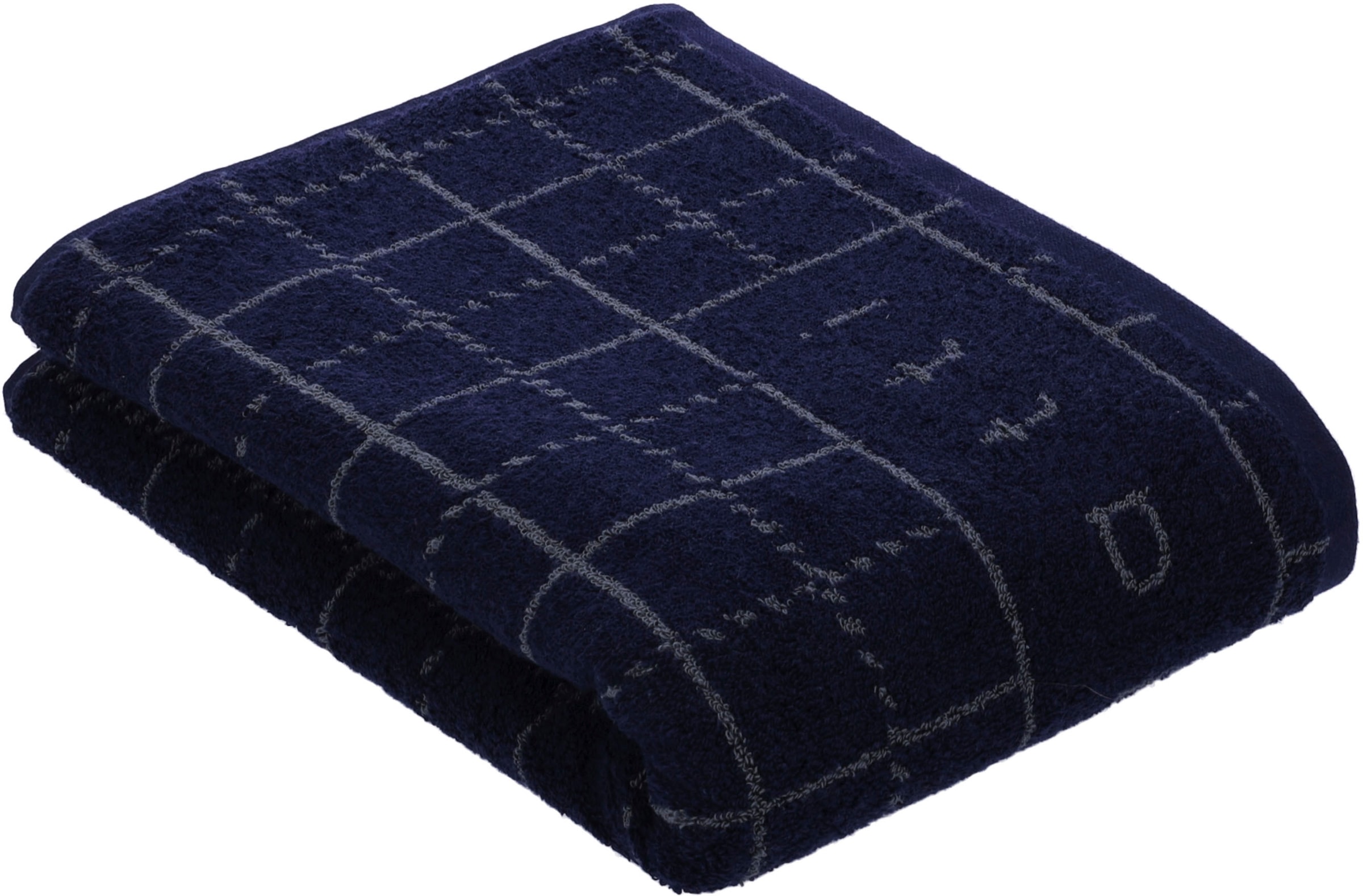 Image of bugatti Badetuch "Perezzi" Jacquard in smartem Karolook