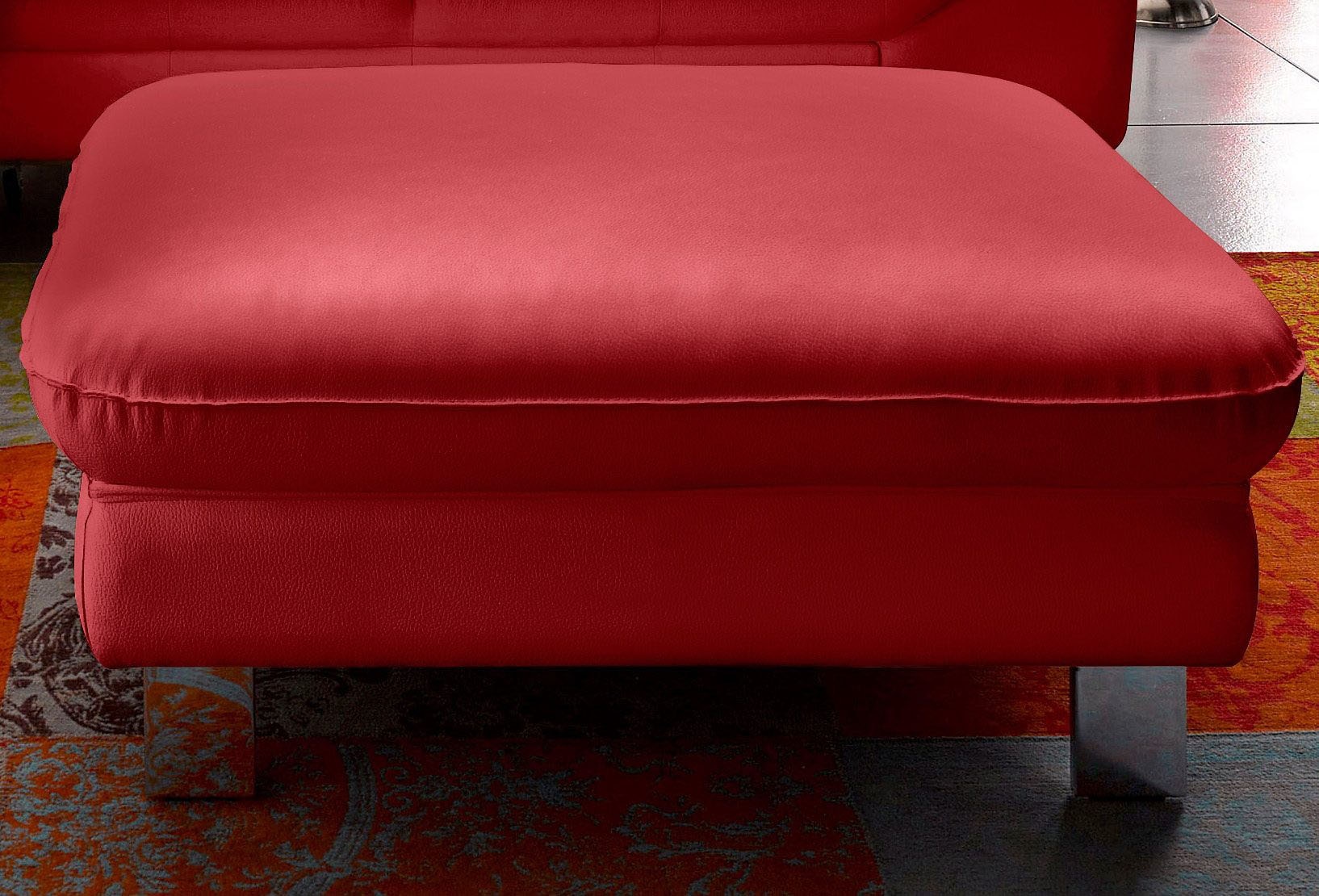 COTTA Hocker »Driver« mit edlen Metallfüssen