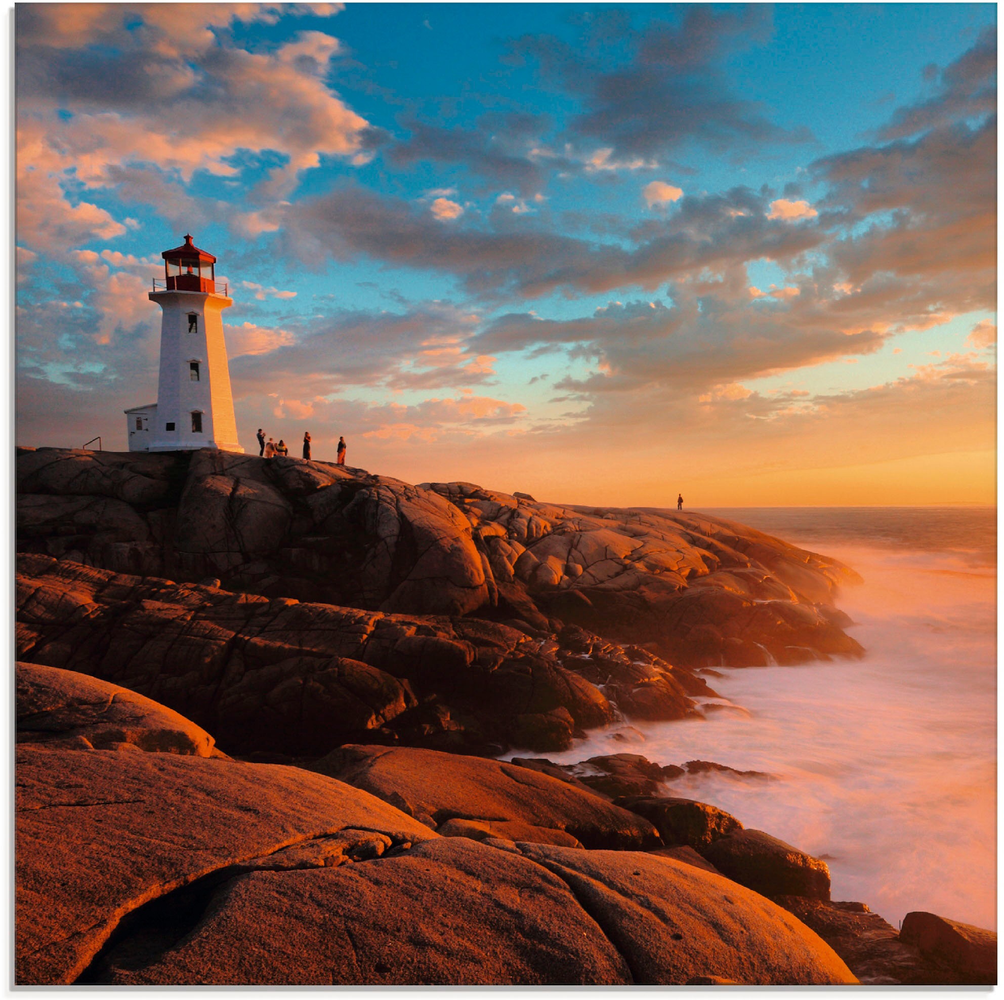 Image of Artland Glasbild »Leuchtturm an der Peggy Bucht«, Gebäude, (1 St.) bei Ackermann Versand Schweiz