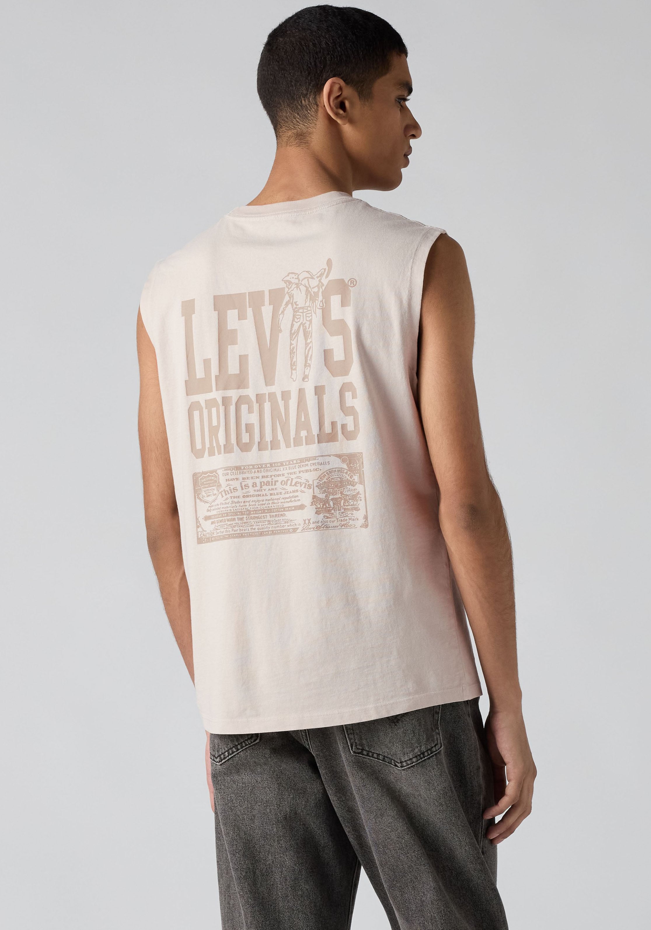 Levi's® T-shirt musclé »GR MUSCLE TANK« Partie avant et arrière avec imprimé