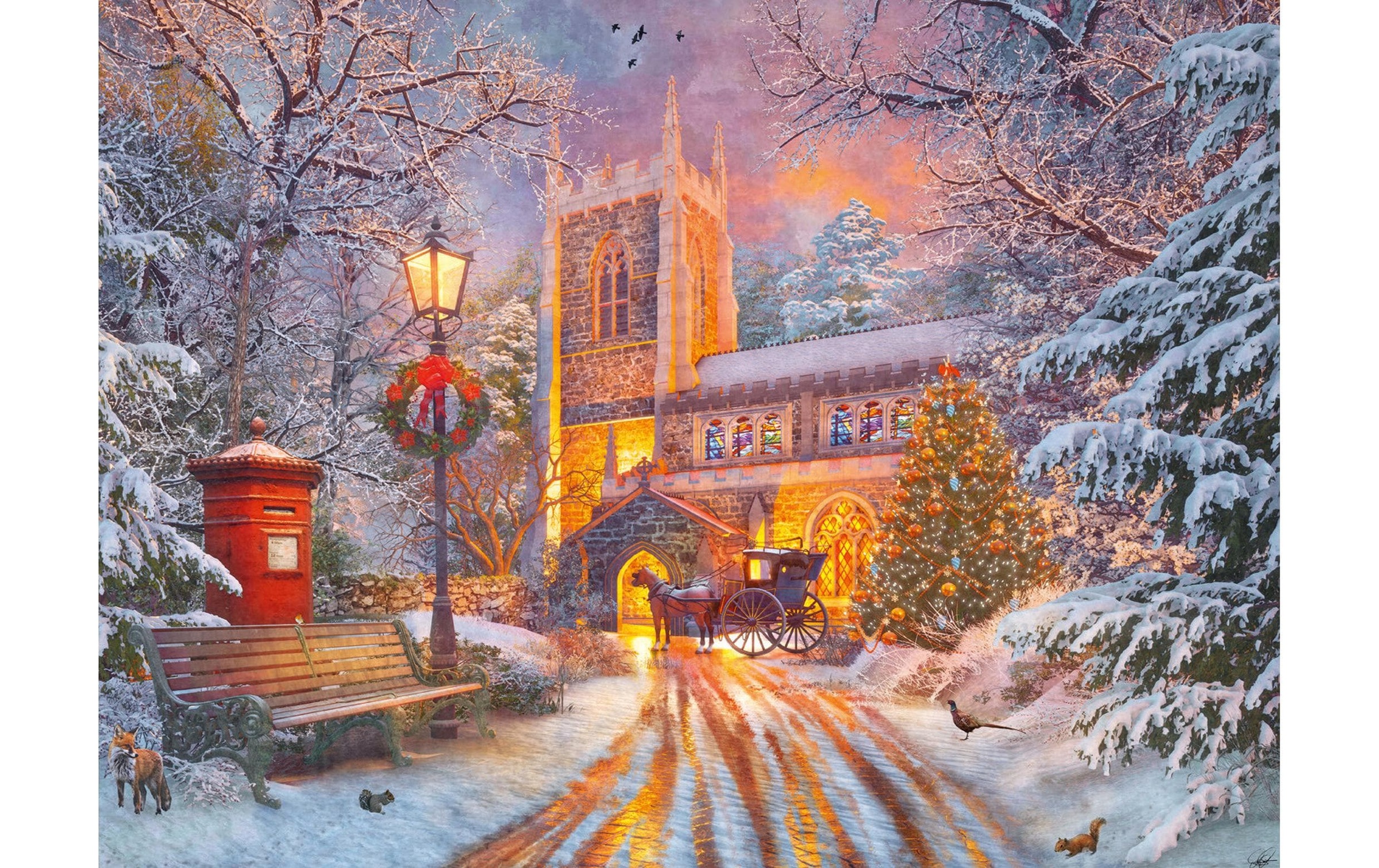 Ravensburger Puzzle »Funkelnde Weihnachten«