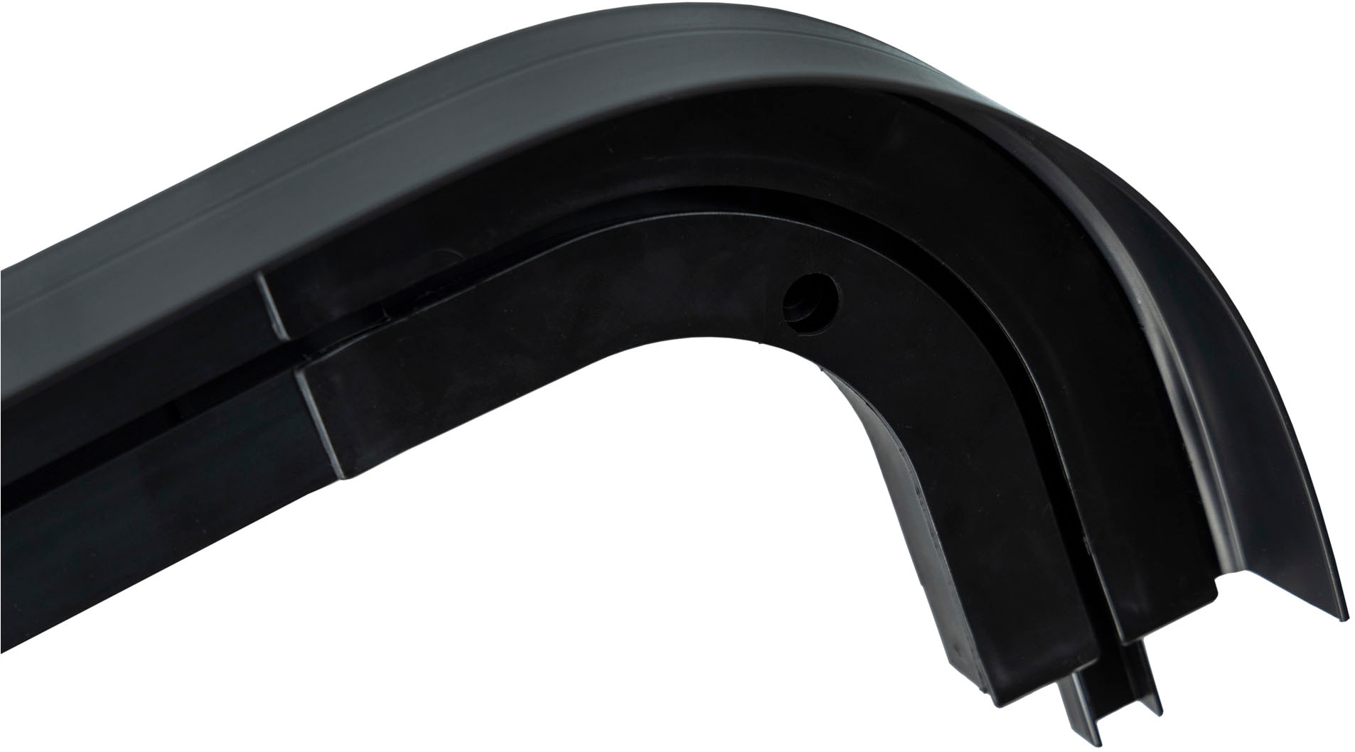 SN DECO GROUP Vorhangschiene »SH1«, 1 läufig-läufig, Fixmass, Set 1-läufig, inkl. Rundbögen, Blende 7,5 cm, vorgebohrt, Innenlauf