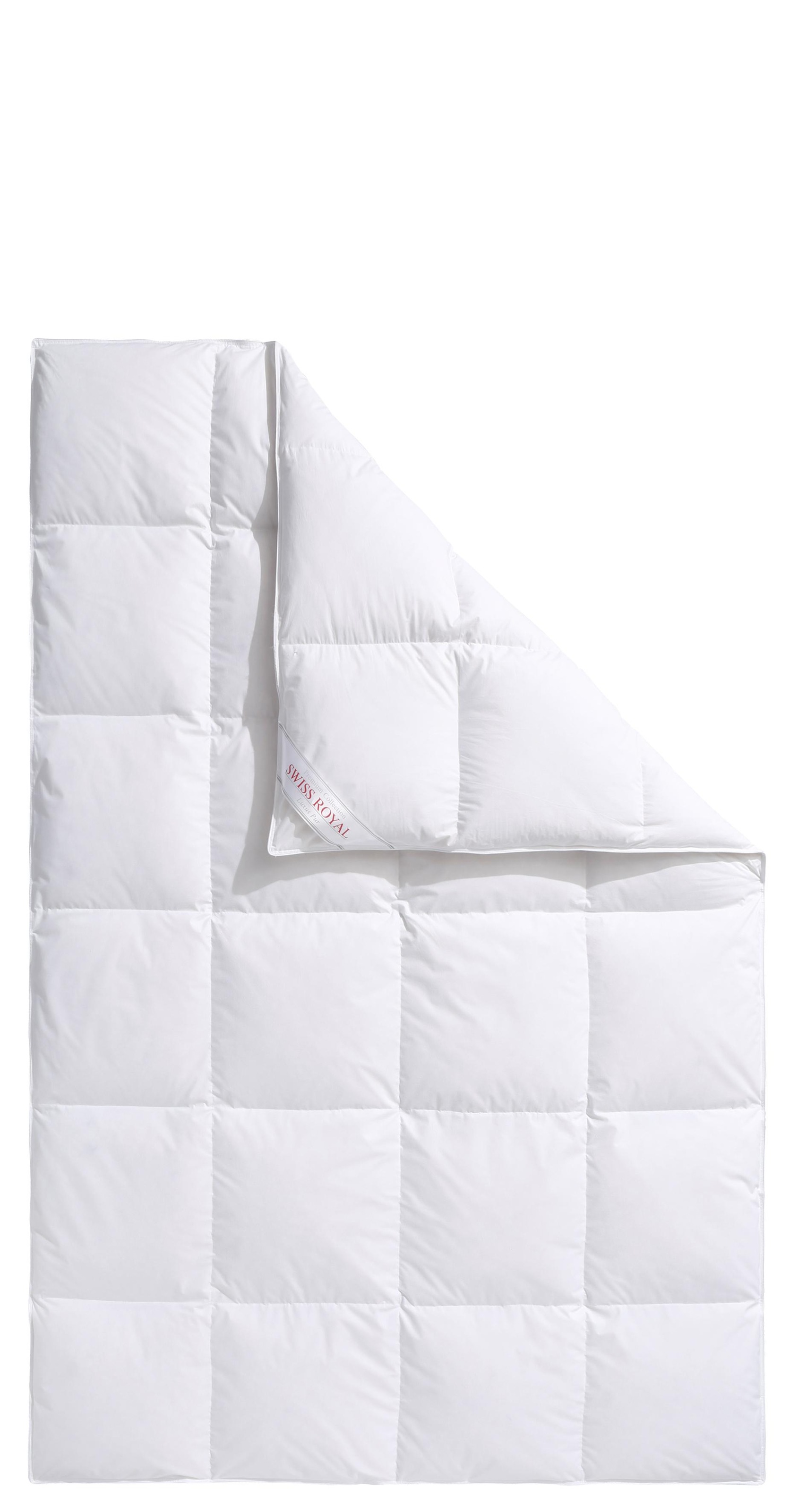 Haeussling Daunenbettdecke "Swiss Royal, Bettdecken für Sommer und Winter, Ganzjahresdecke, Decke" warm Füllung 90Daunen10Federn 1 Stk. tlg. Bettdecke 135x200 cm, 155x220 cm & weitere Größen, Made in Germany