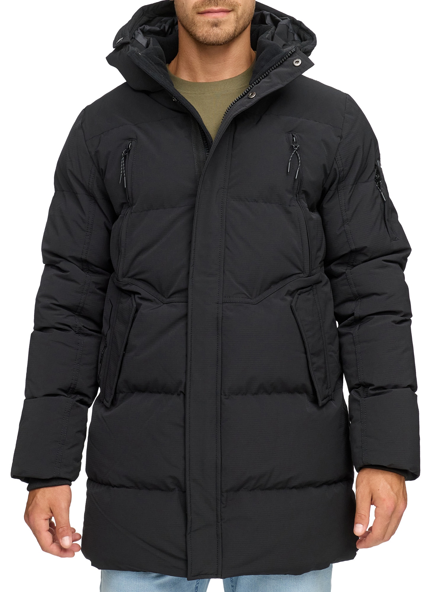 Indicode Parka »INBrighton« mit Kapuze