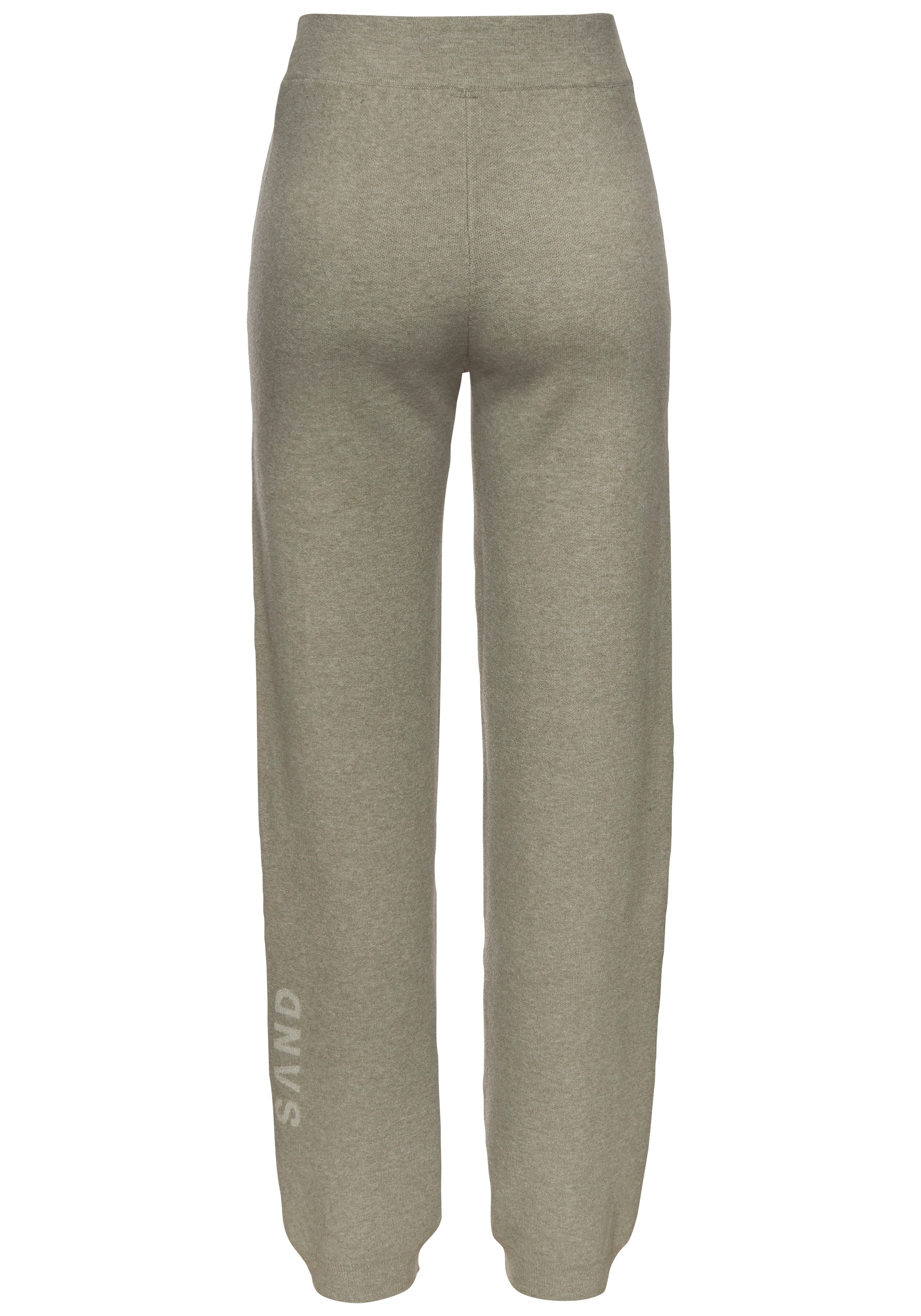Elbsand Strickhose  mit eingestricktem Logo, aus hochwertigen Feinstrick, Loungewear