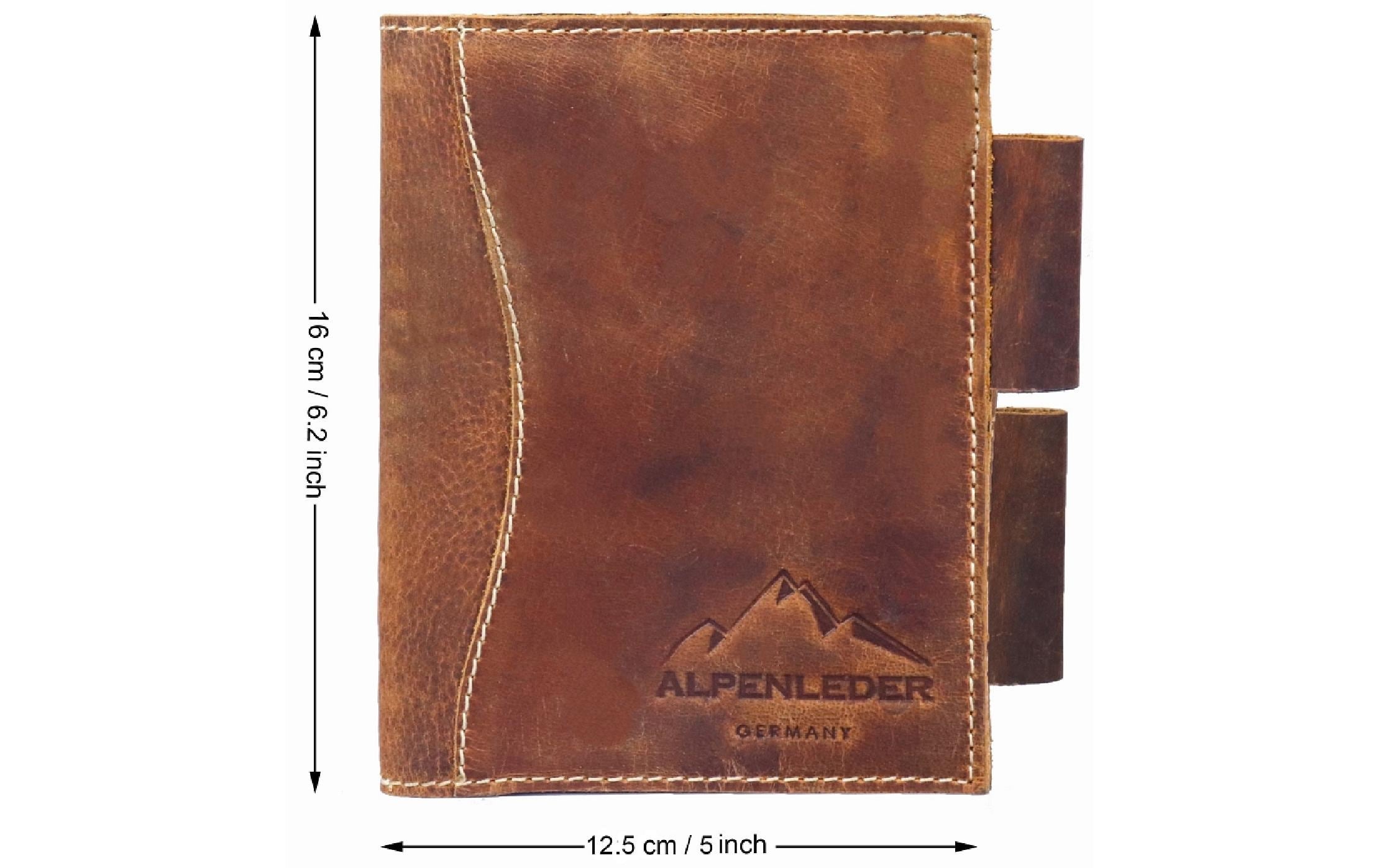 ALPENLEDER Notizbuch »Notizbuch Büffelleder«, DIN A6
