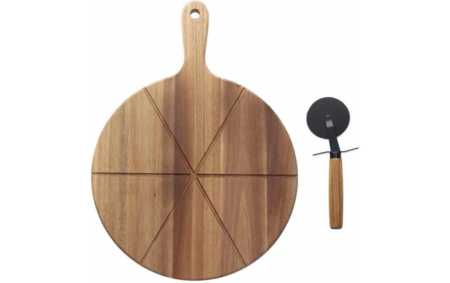 Image of Pizzateller "Tognana mit Messer, 42 x 30 cm"