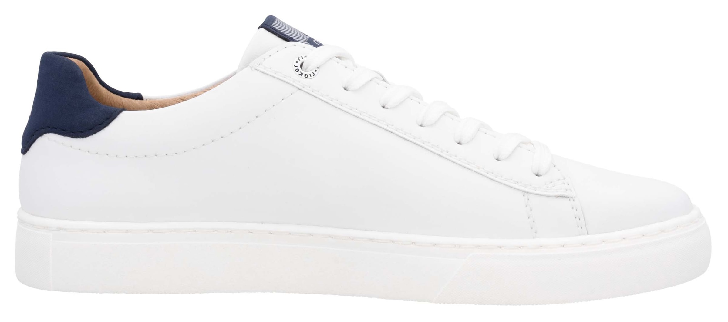 RIEKER Sport Sneakers  mit Leder-Innenfutter, Freizeitschuh, Halbschuh, Schnürschuh