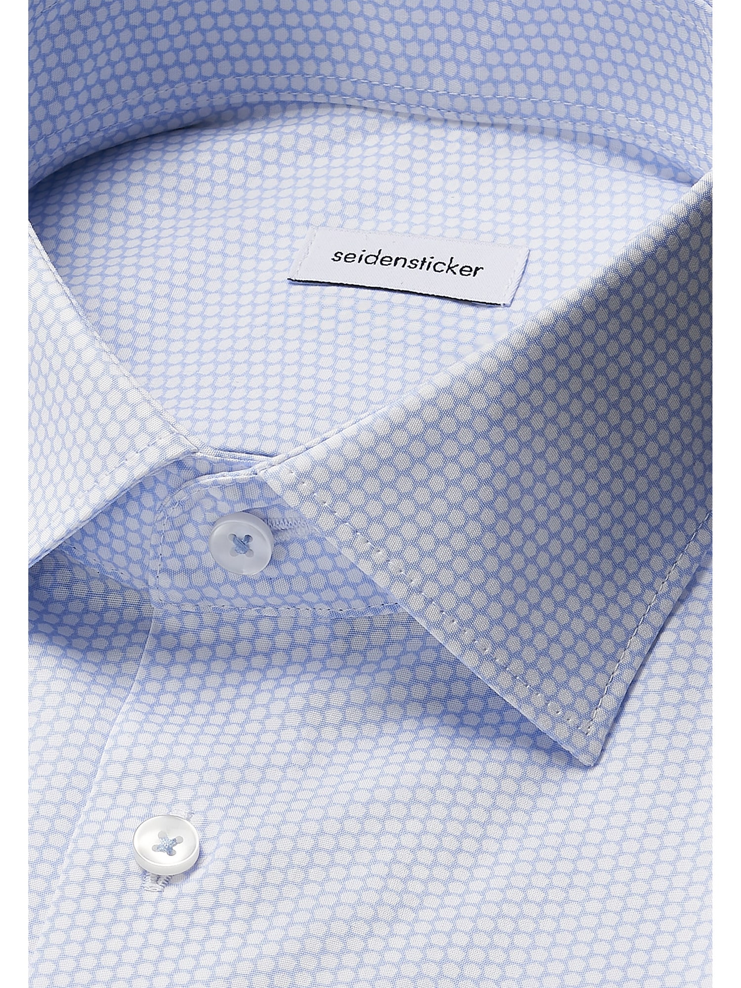 seidensticker Businesshemd »Schwarze Rose« Shaped 1/1 Kentkragen Druck